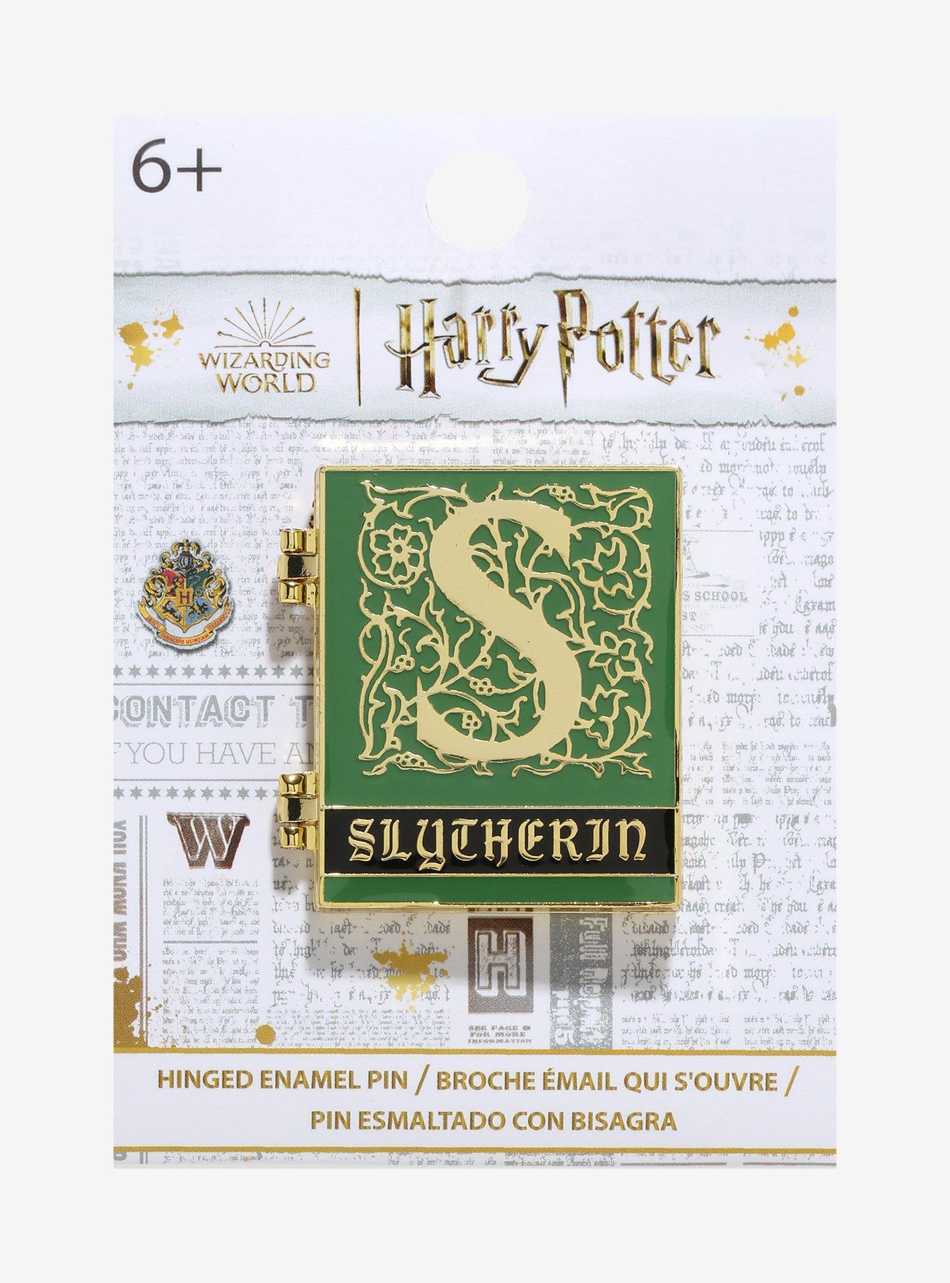 Loungefly Harry Potter Slytherin Hinge Book Enamel Pin — BoxLunch Exclusive