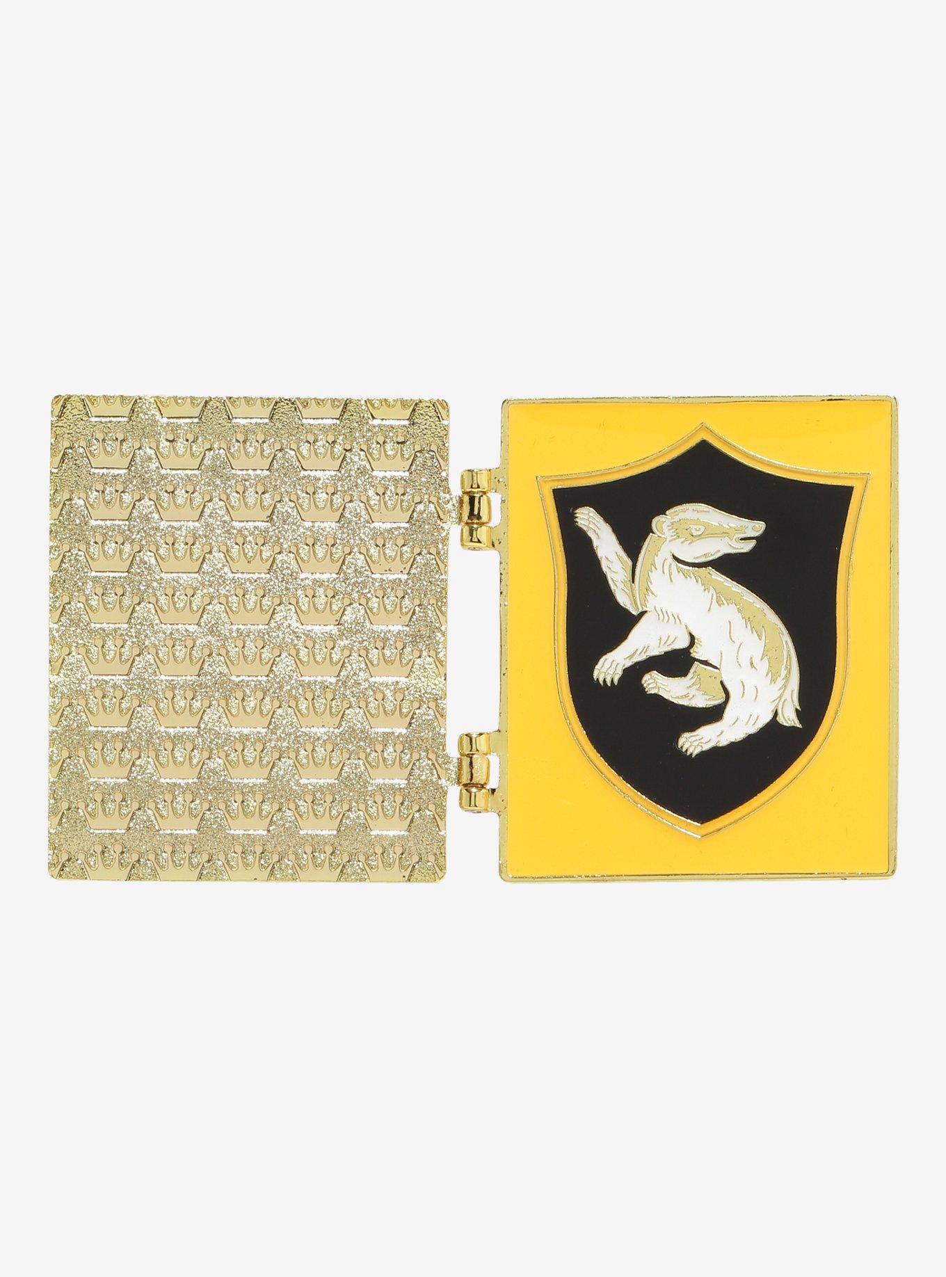 Loungefly Harry Potter Hufflepuff Hinge Book Enamel Pin — BoxLunch Exclusive