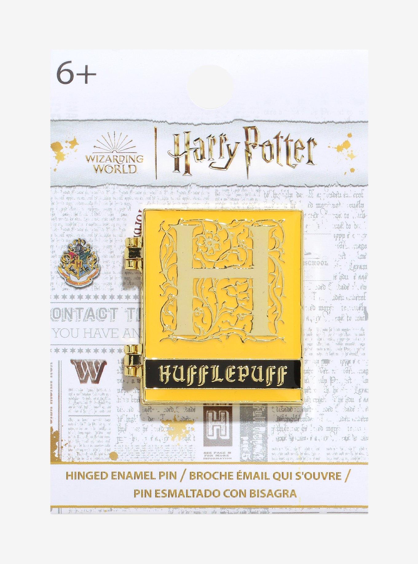 Loungefly Harry Potter Hufflepuff Hinge Book Enamel Pin — BoxLunch Exclusive