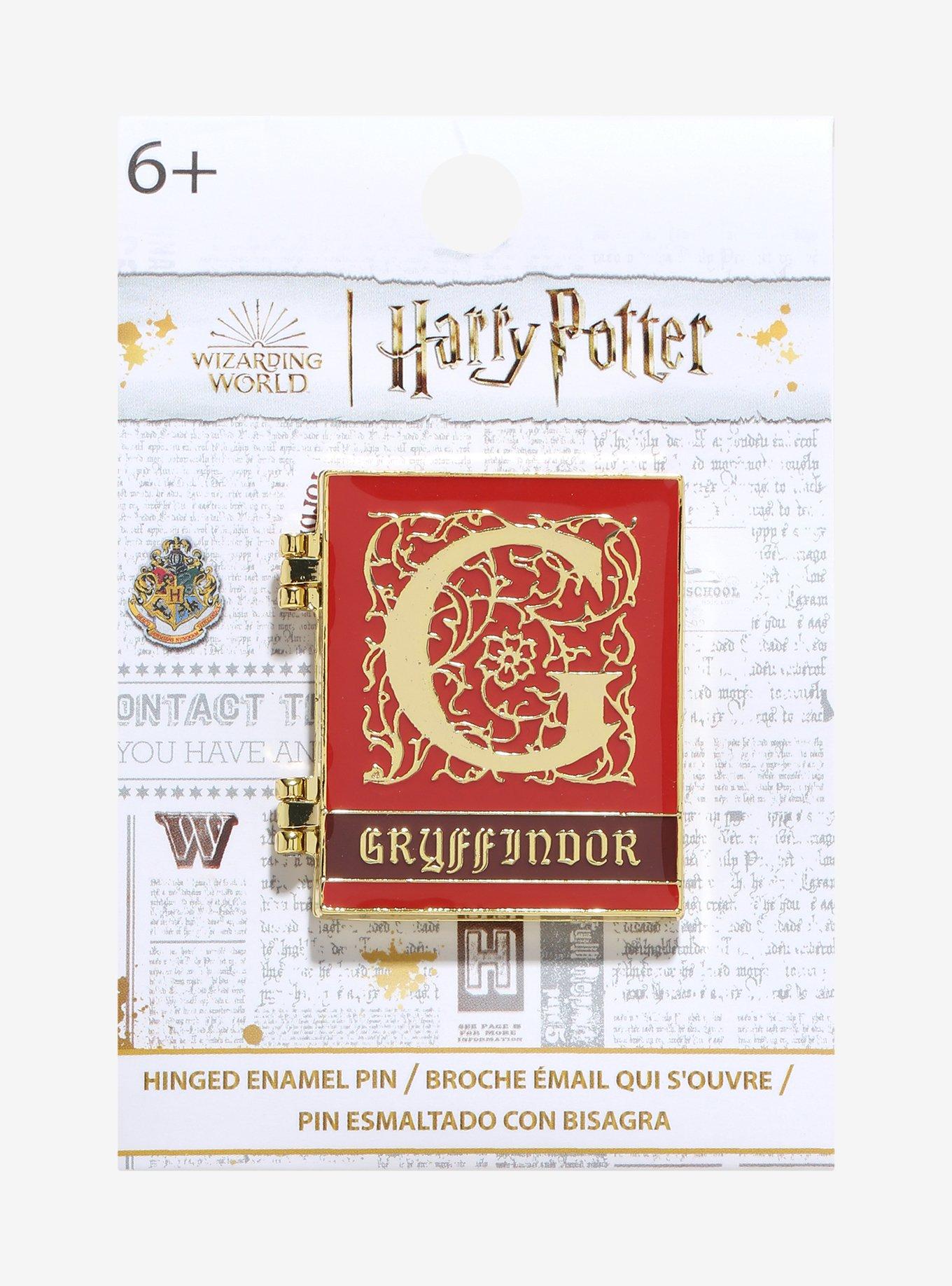 Loungefly Harry Potter Gryffindor Hinge Book Enamel Pin — BoxLunch Exclusive, , alternate