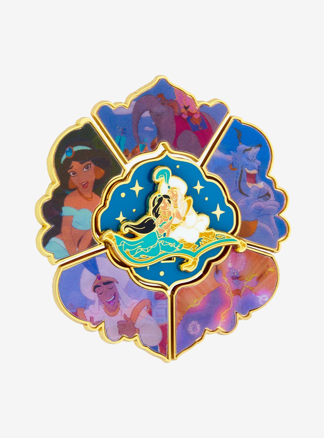 Loungefly Disney Aladdin Lenticular Portrait Blind Box Enamel Pin - BoxLunch Exclusive