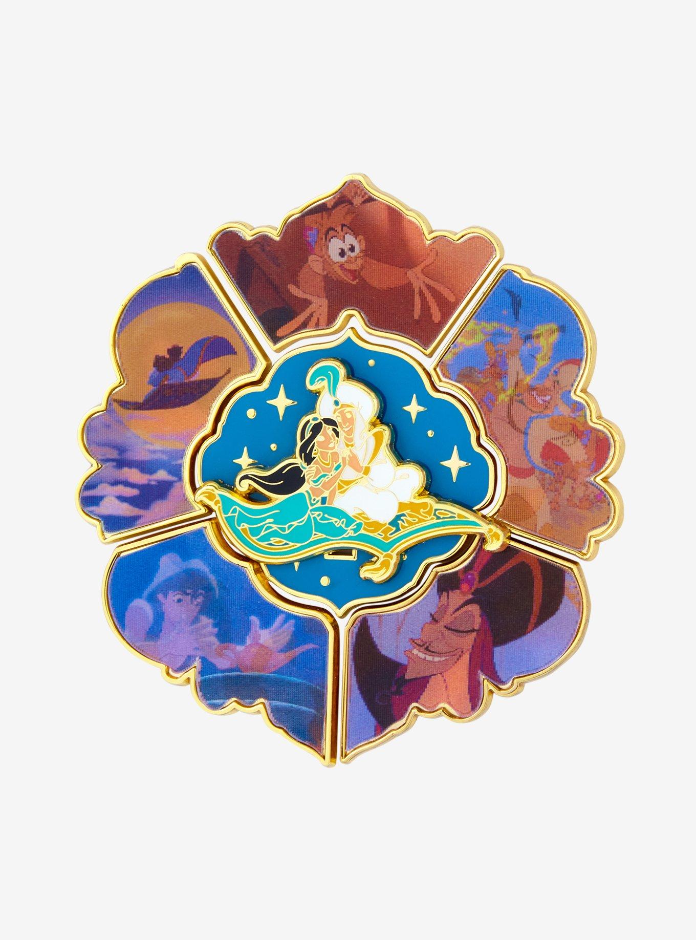 Loungefly Disney Aladdin Lenticular Portrait Blind Box Enamel Pin - BoxLunch Exclusive