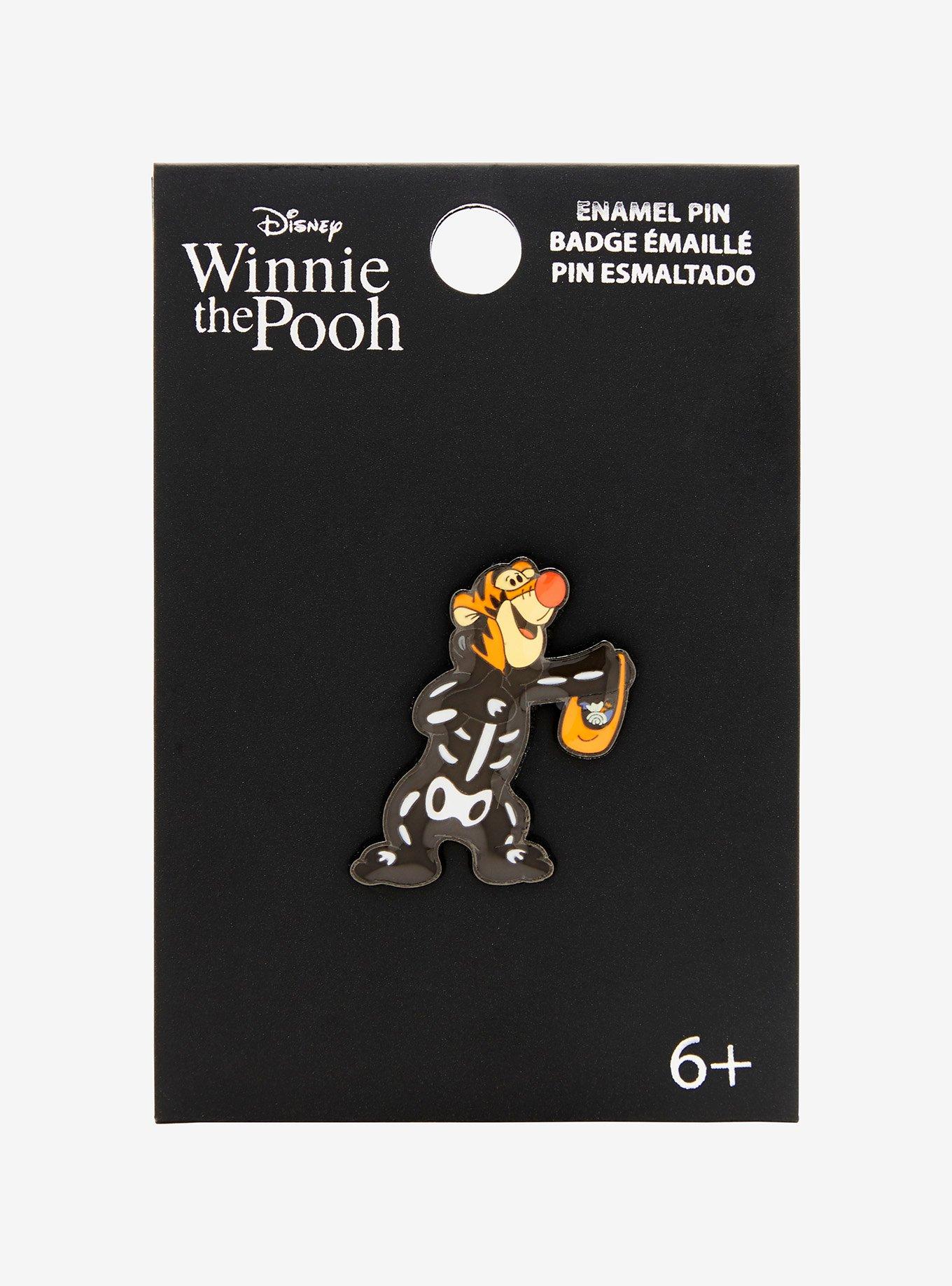 Loungefly Disney Winnie the Pooh Tigger Skeleton Enamel Pin — BoxLunch Exclusive, , alternate