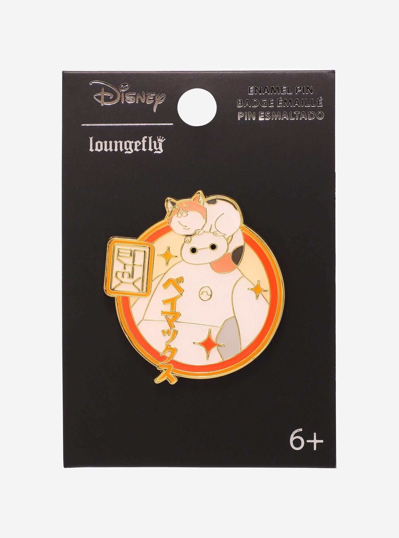 Loungefly Disney Big Hero 6 Baymax & Mochi Enamel Pin - BoxLunch Exclusive, , alternate