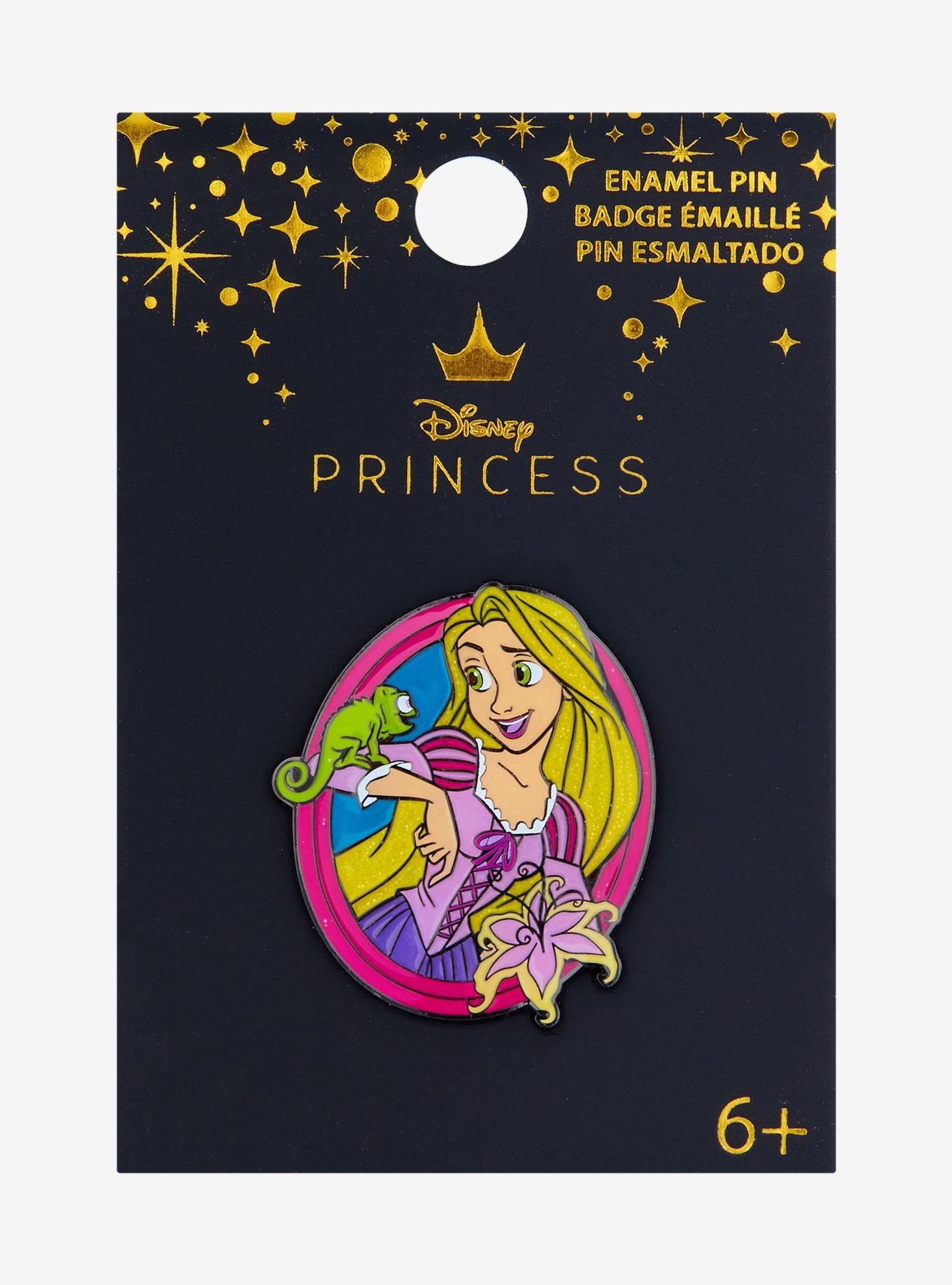 Loungefly Disney Tangled Rapunzel & Pascal Portrait Enamel Pin - BoxLunch Exclusive, , alternate