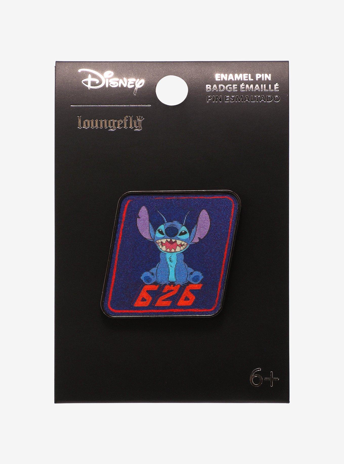 Loungefly Disney Lilo & Stitch Lenticular Portrait Enamel Pin - BoxLunch Exclusive, , alternate