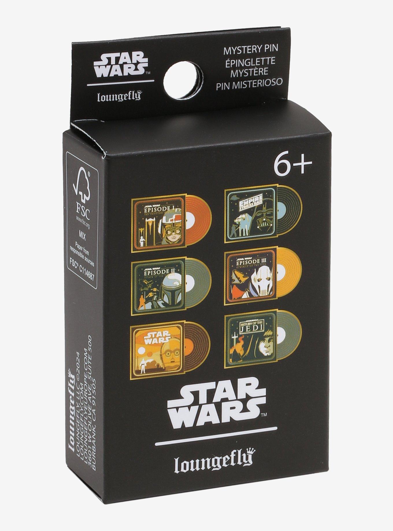 Loungefly Star Wars Vinyl Record Blind Box Enamel Pin — BoxLunch Exclusive, , hi-res