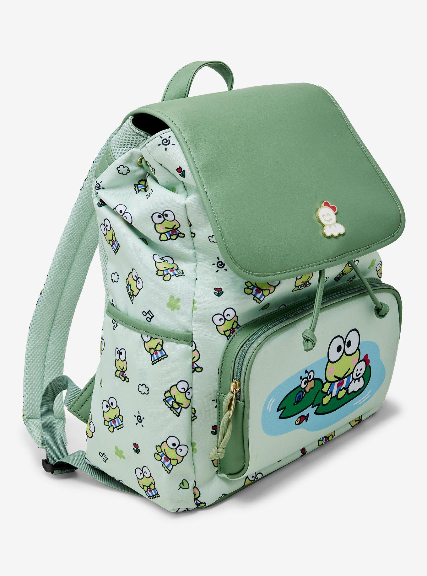 Keroppi Friends Slouch Backpack, , alternate