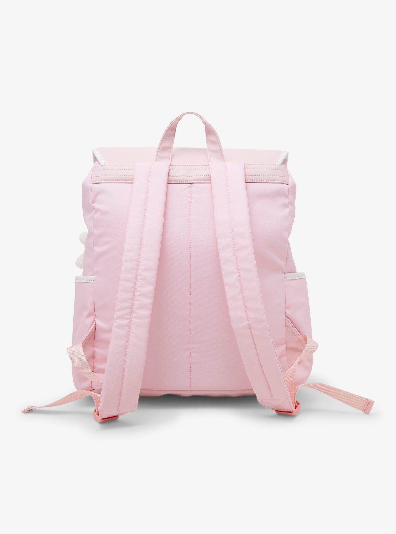 Kawaii Pink Heart Pin Collector Backpack, , alternate