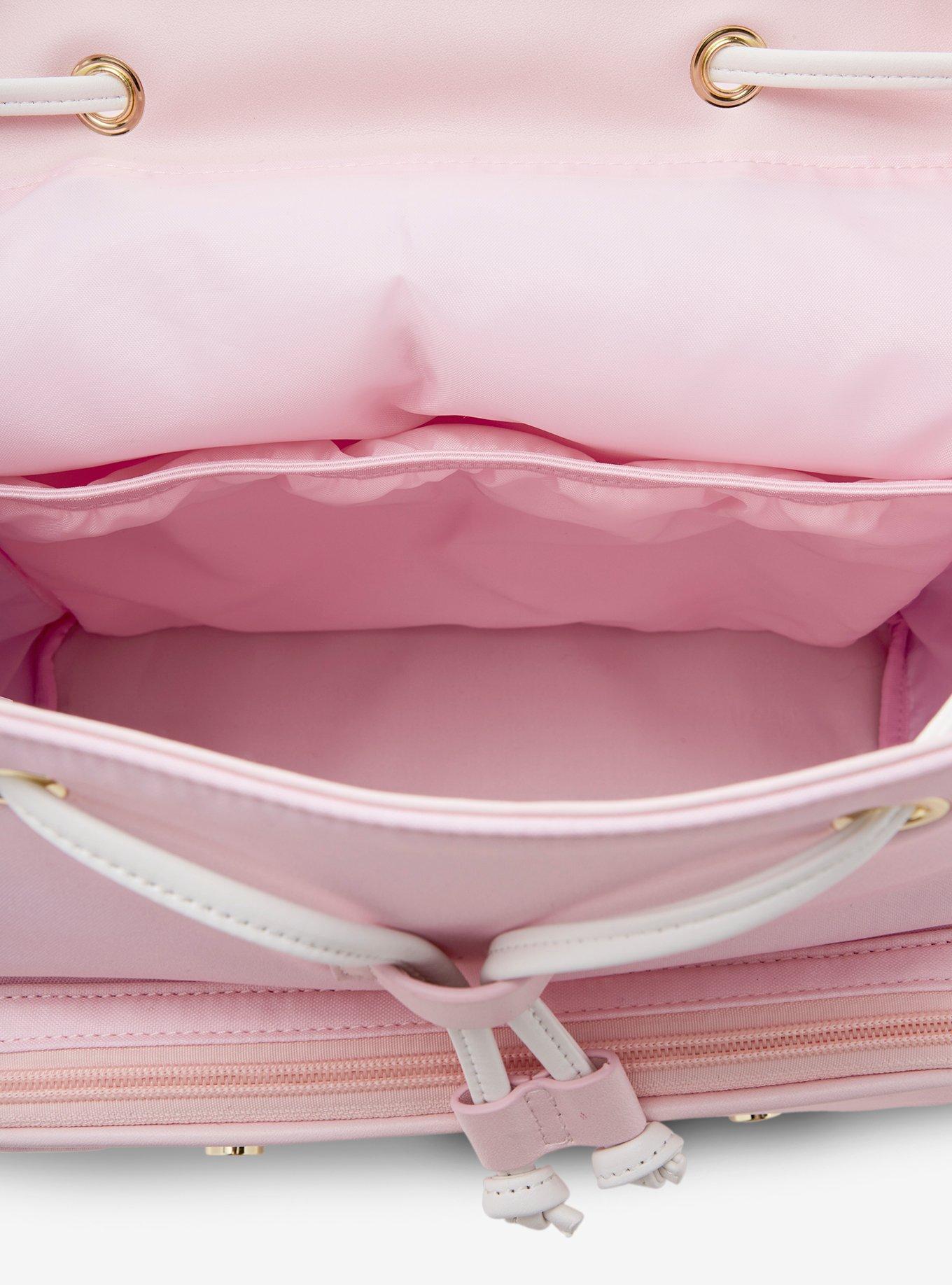 Kawaii Pink Heart Pin Collector Backpack, , alternate