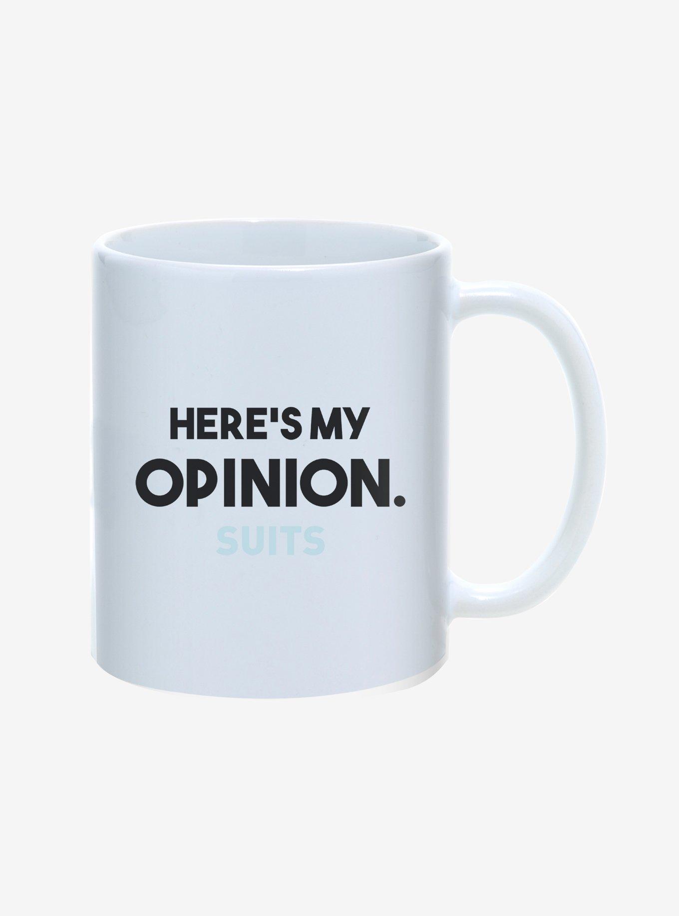 Suits My Opinion 11oz Mug, , alternate