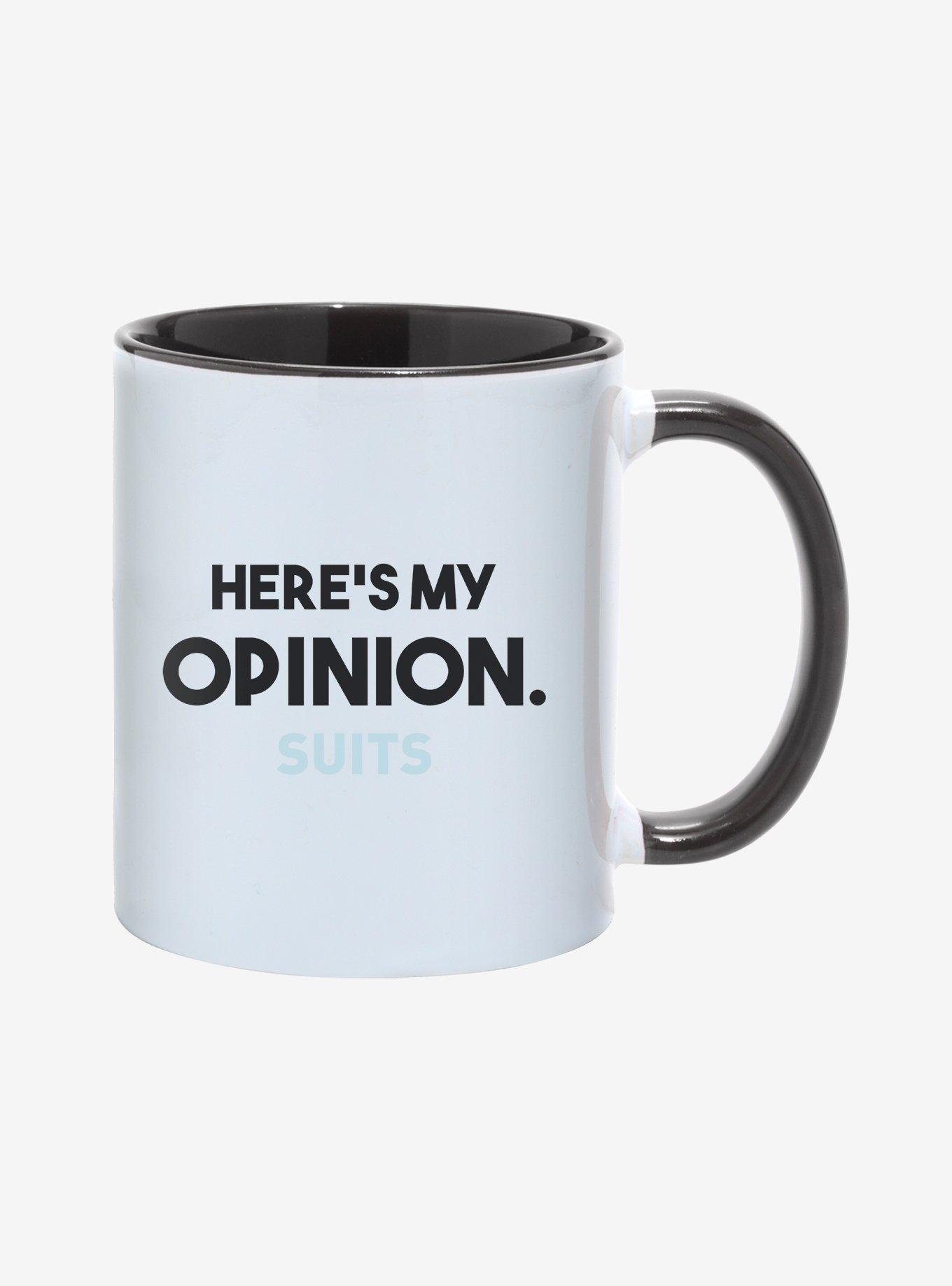 Suits My Opinion 11oz Mug, , alternate