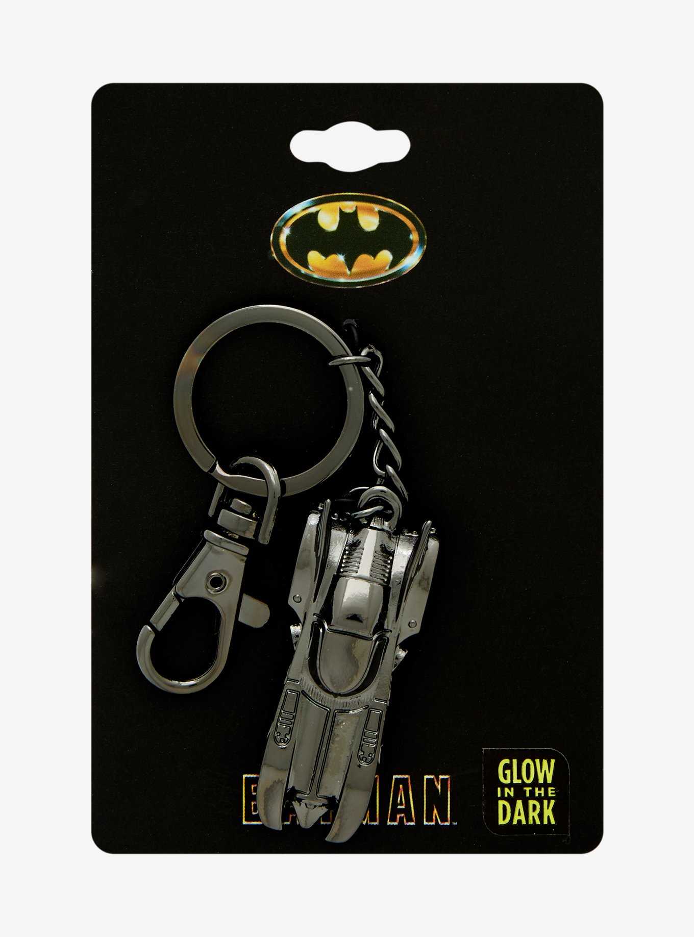 DC Comics Batman Batmobile Glow-in-the-Dark 3D Keychain — BoxLunch Exclusive, , hi-res