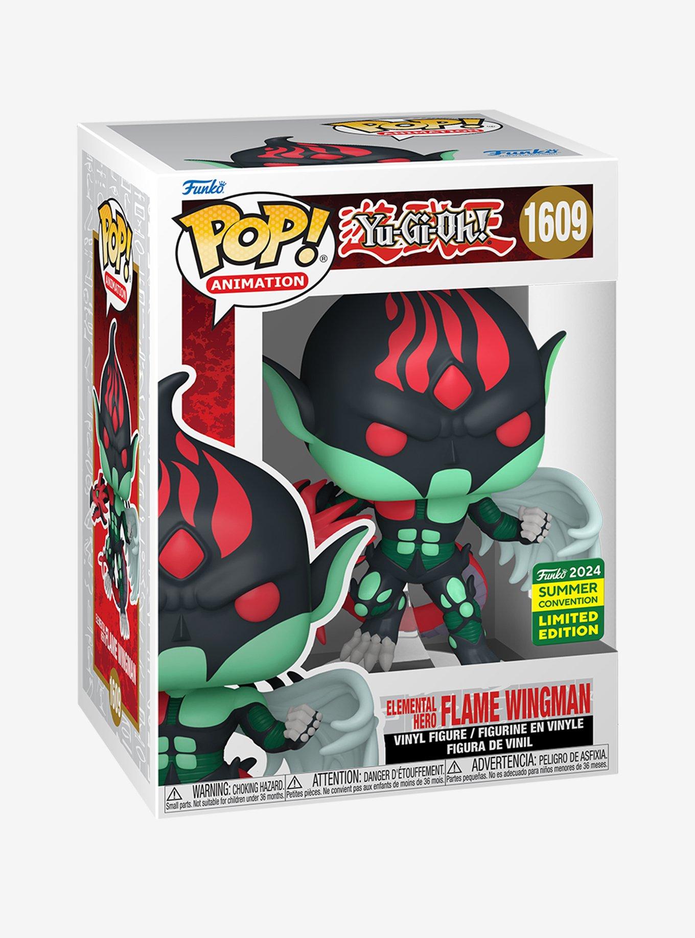 Funko Yu-Gi-Oh! Pop! Animation Elemental Hero Flame Wingman Vinyl Figure 2024 Summer Convention Exclusive