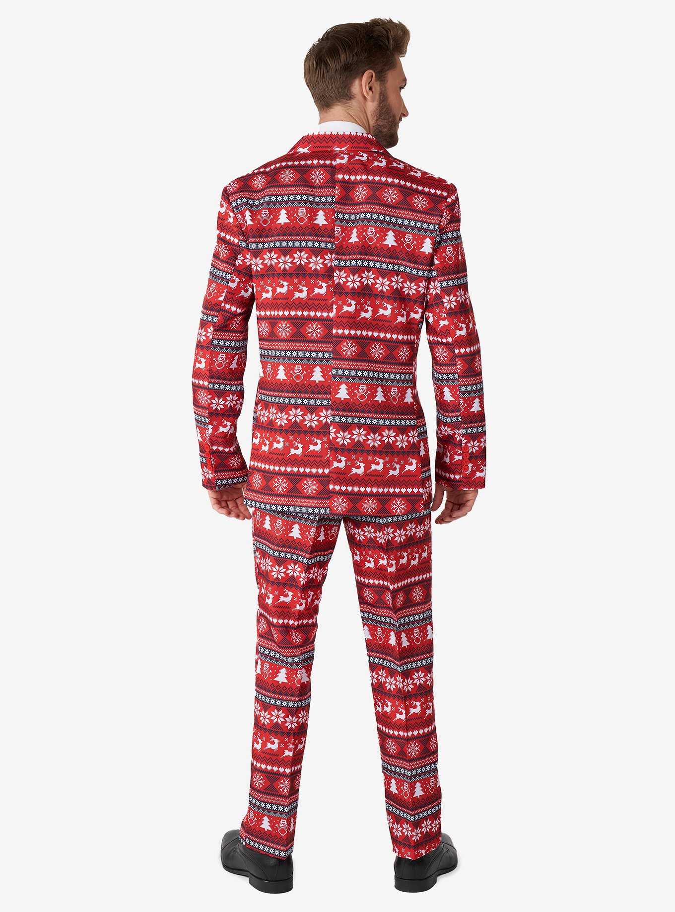 Nordic Pixel Red Suit, , hi-res