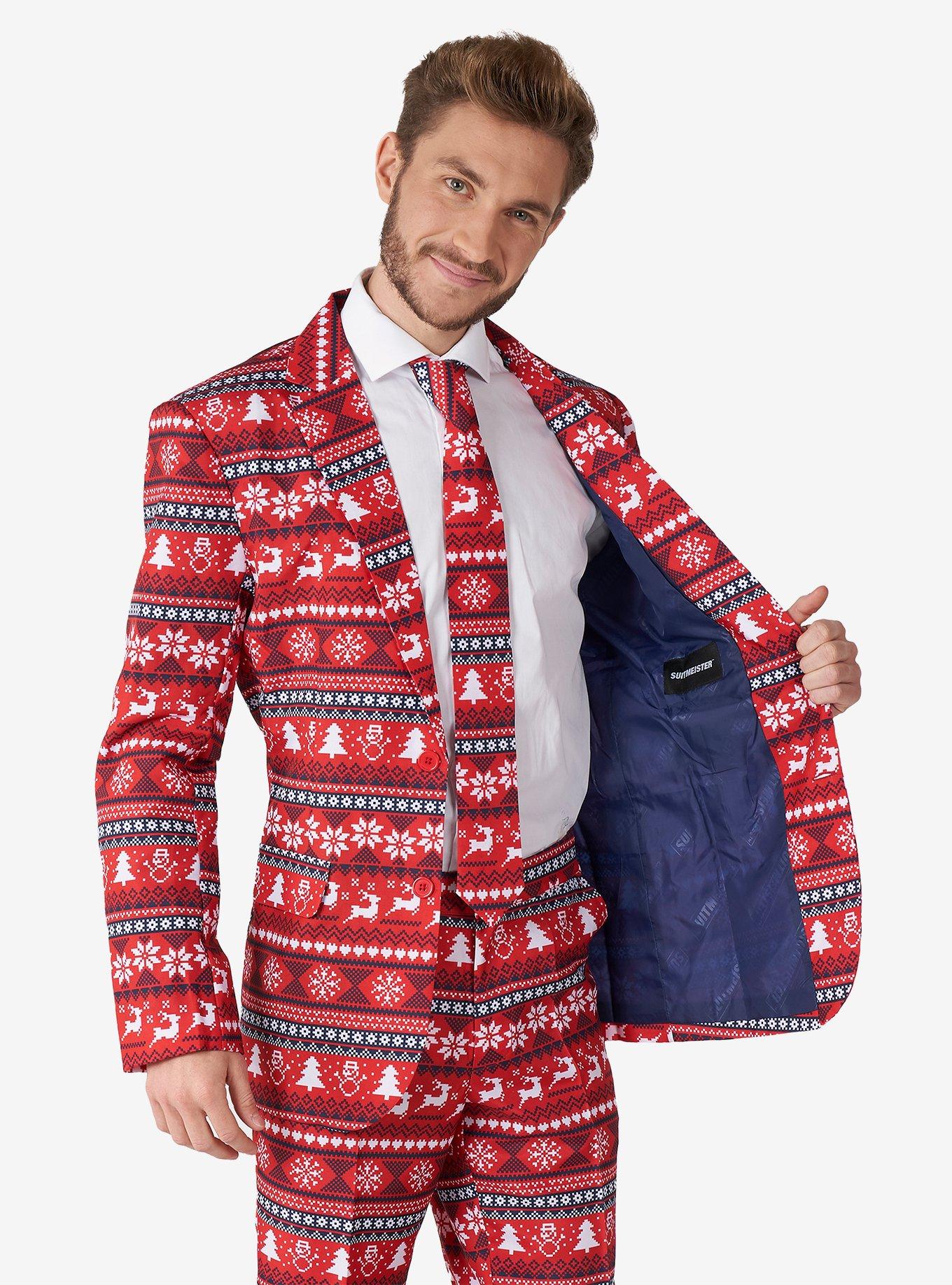 Nordic Pixel Red Suit, RED, alternate