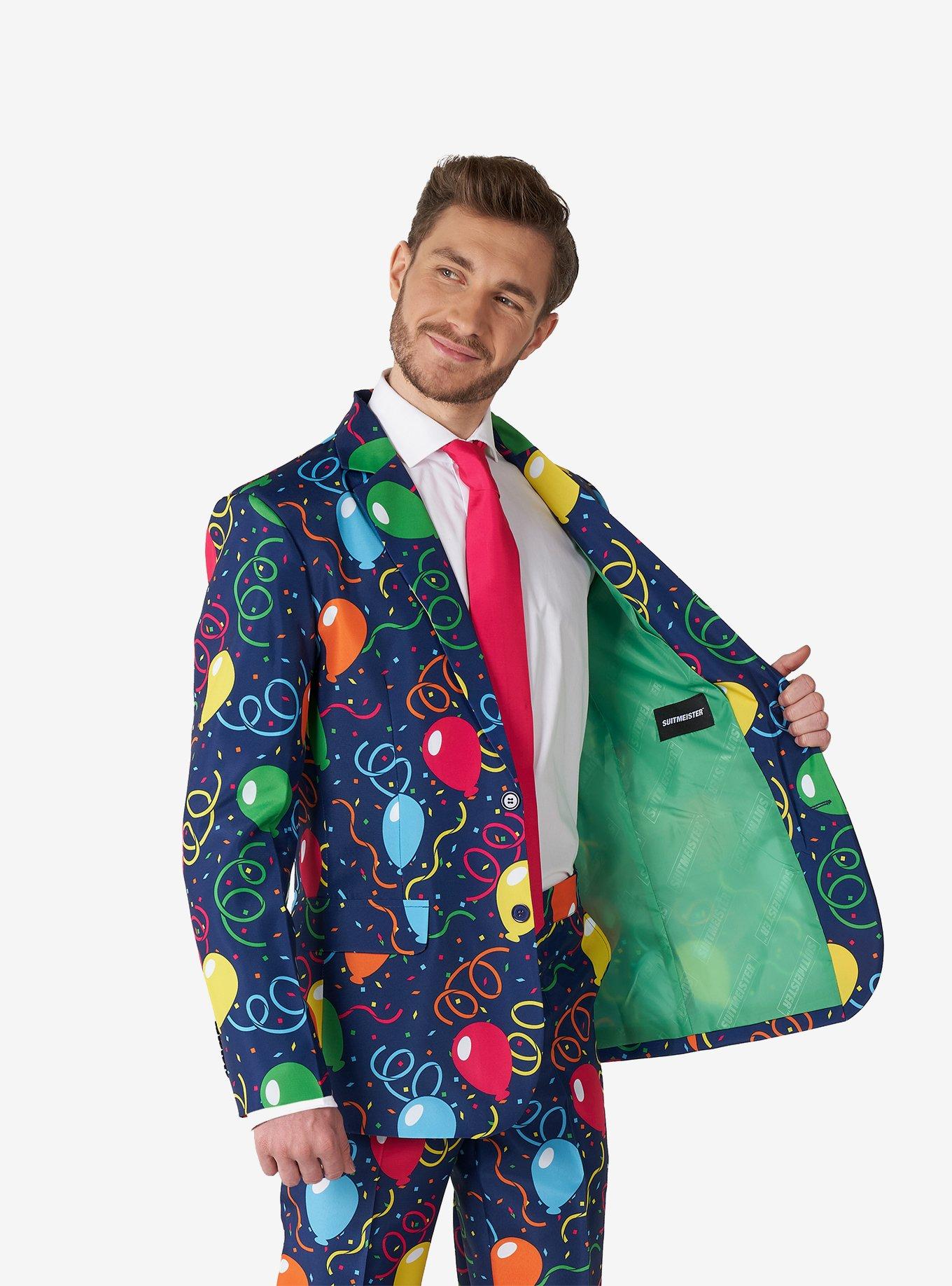 Confetti Balloons Navy Suit, , hi-res