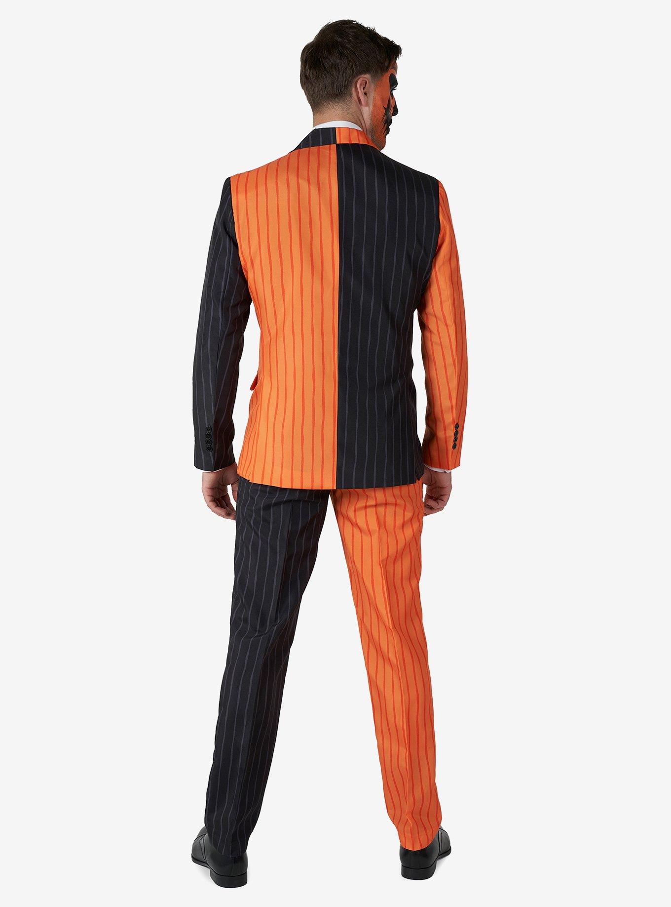 Jack-O Pinstripe Black Suit, , hi-res