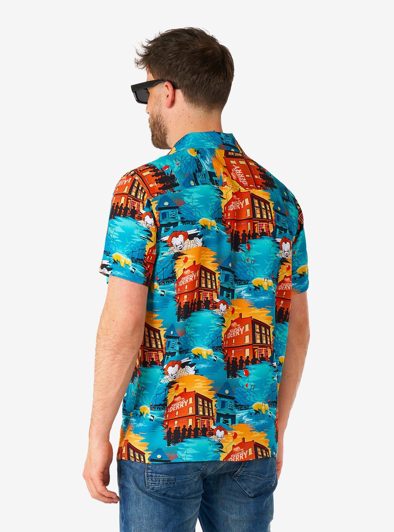 IT Short Sleeve Button-Up Shirt, MULTI, alternate