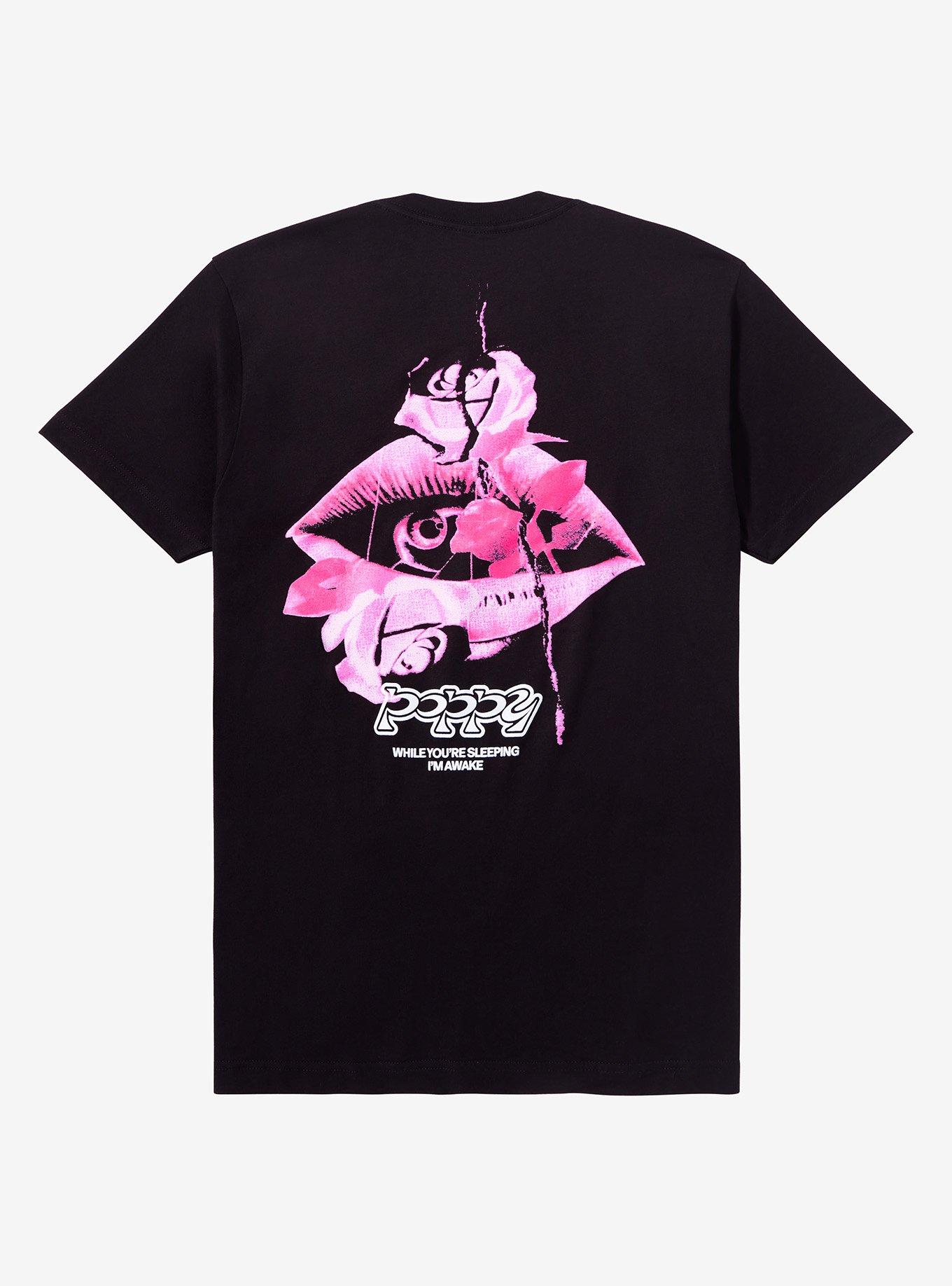 Poppy While You're Sleeping I'm Awake T-Shirt, BLACK, alternate