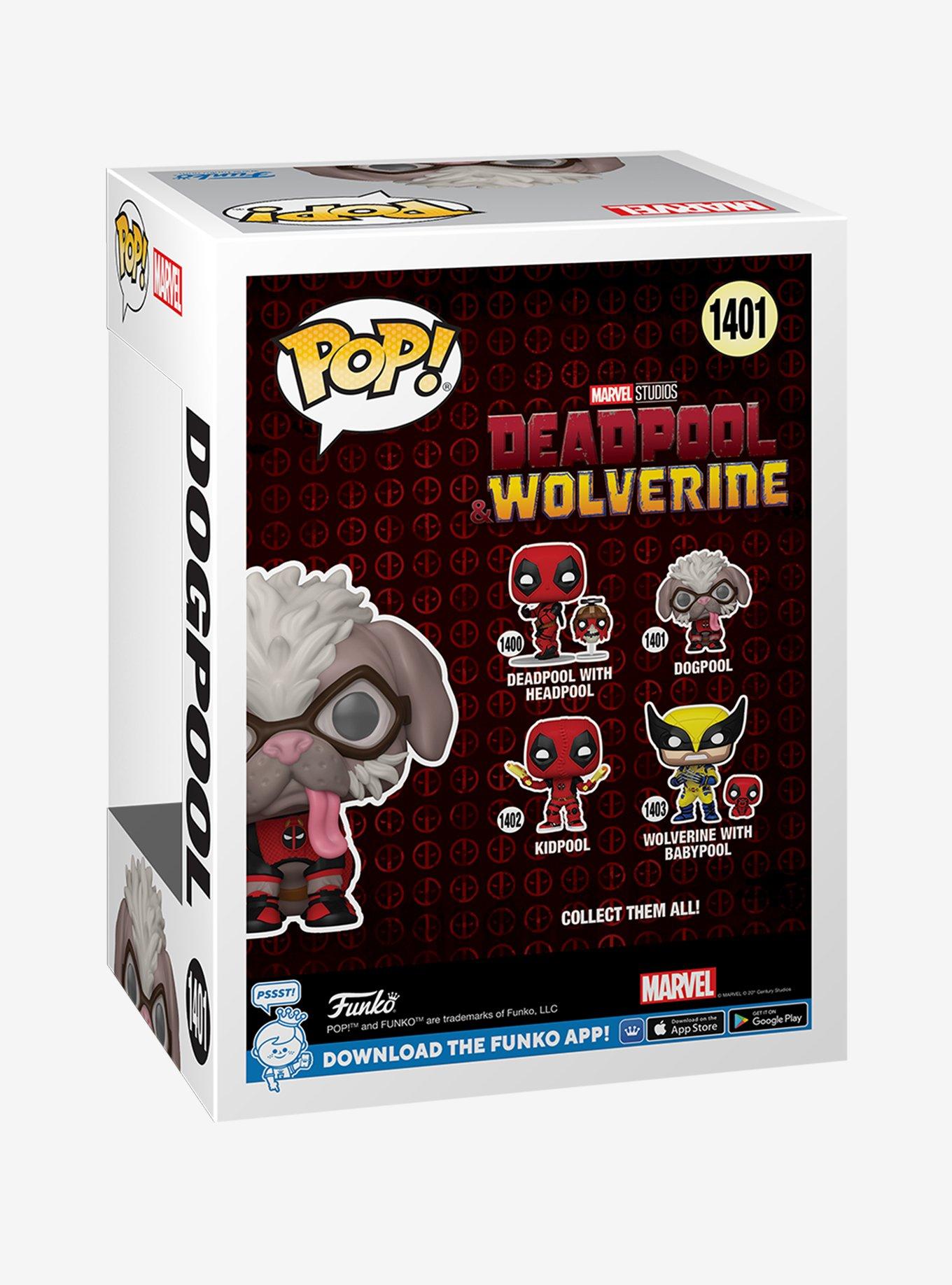 Funko Pop! Marvel Deadpool & Wolverine Dogpool Vinyl Bobblehead, , alternate