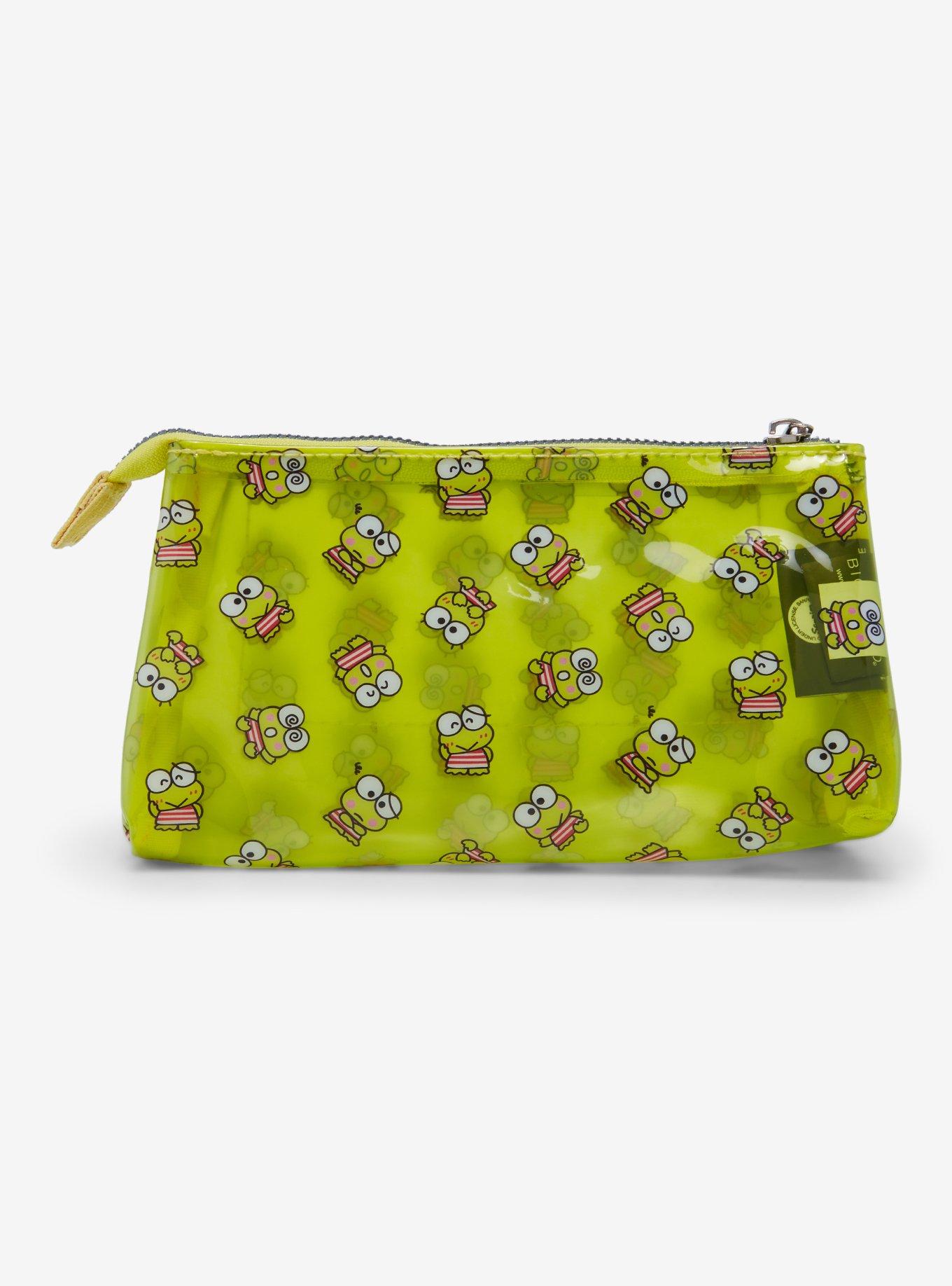 Sanrio Keroppi Allover Print Makeup Bag — BoxLunch Exclusive, , alternate