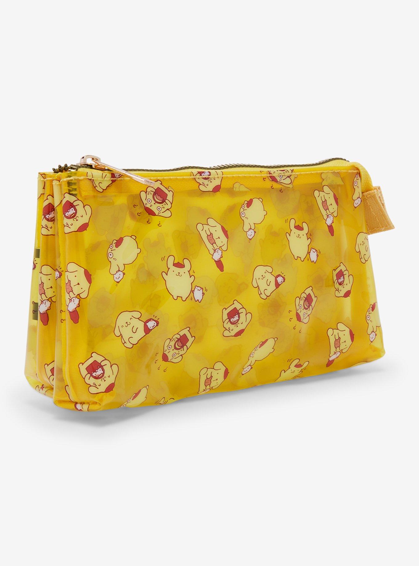 Sanrio Pompompurin Allover Print Makeup Bag — BoxLunch Exclusive, , alternate