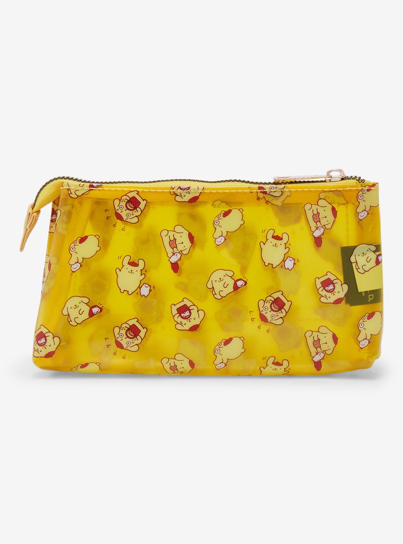 Sanrio Pompompurin Allover Print Makeup Bag &mdash; BoxLunch Exclusive, , alternate