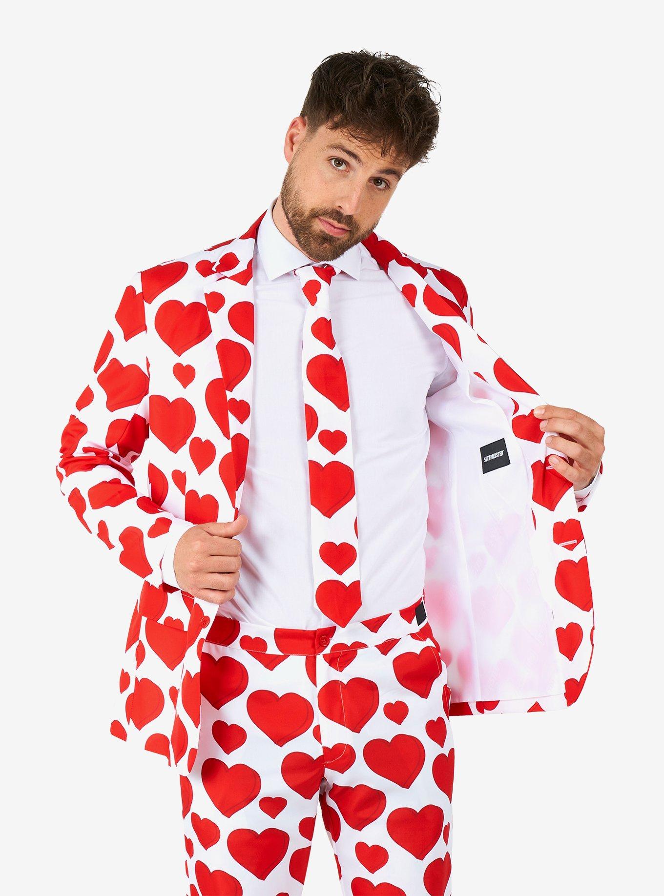 Love Hearts Suit, RED, alternate