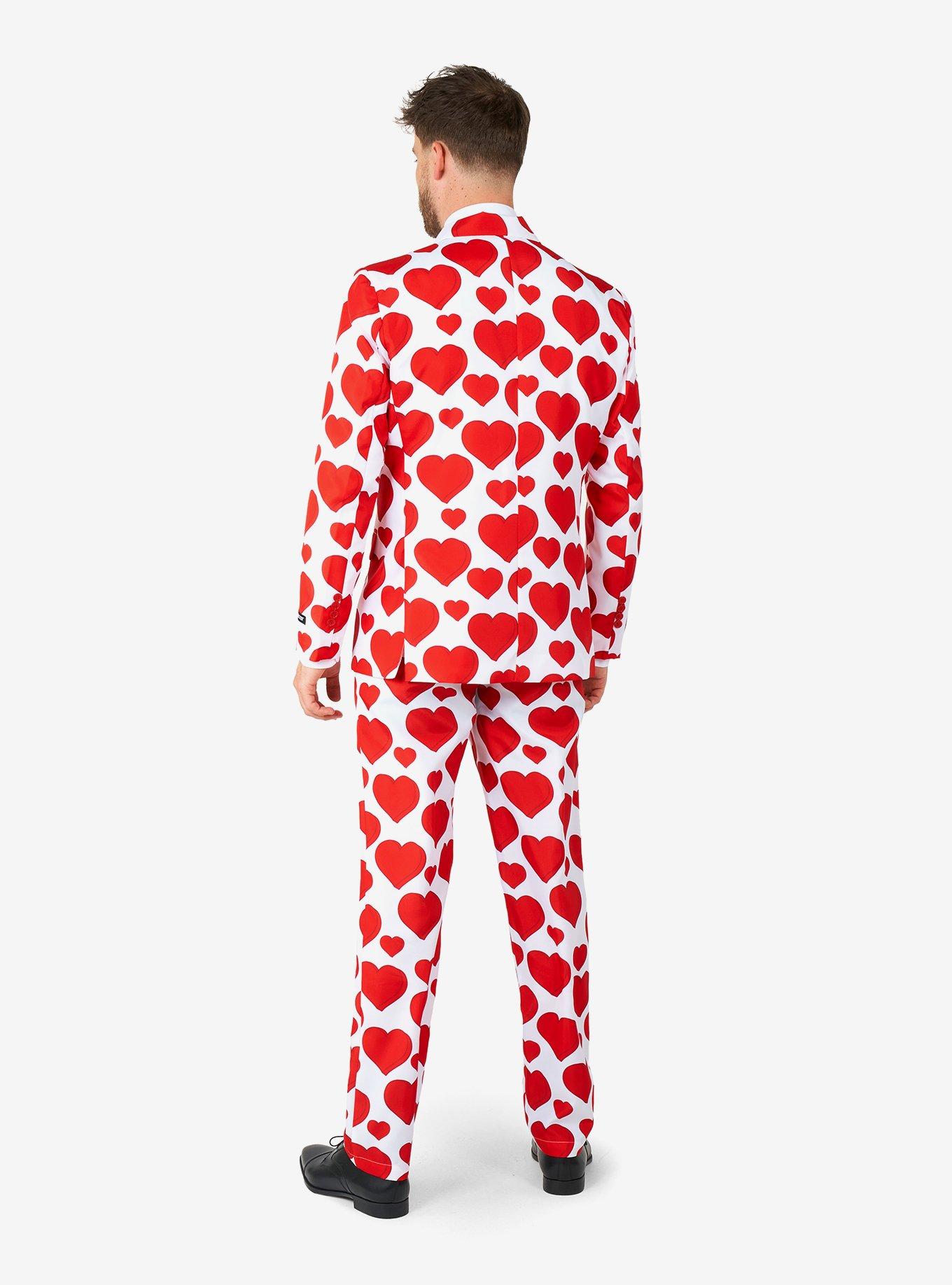 Love Hearts Suit, RED, alternate