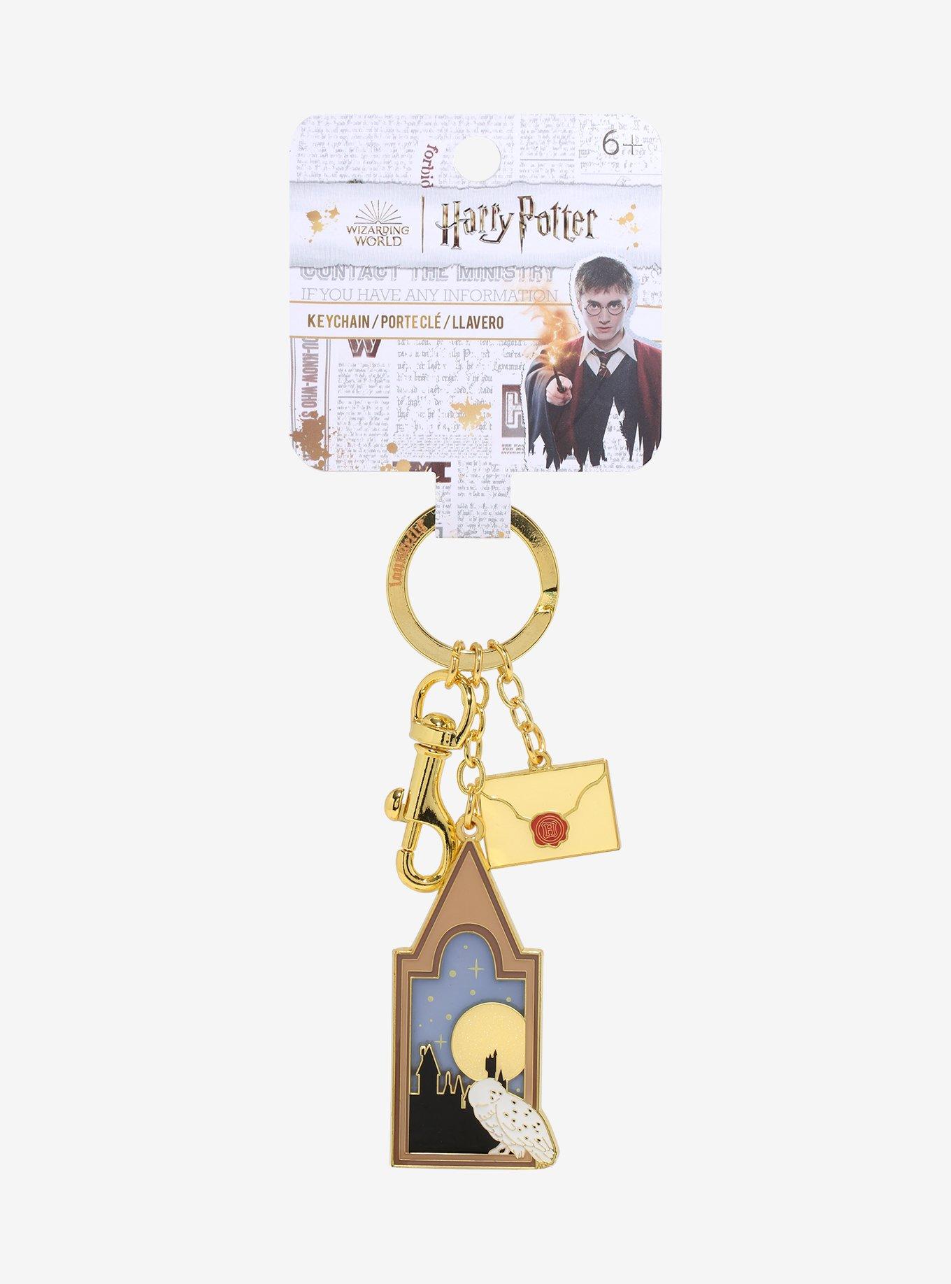 Loungefly Harry Potter Hedwig Multi-Charm Keychain - BoxLunch Exclusive