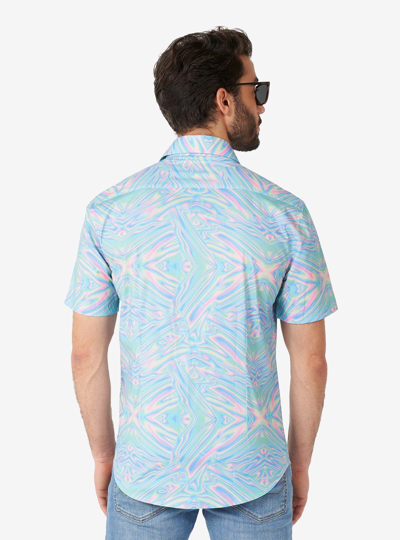 Holoperfect Short Sleeve Button-Up Shirt, , hi-res