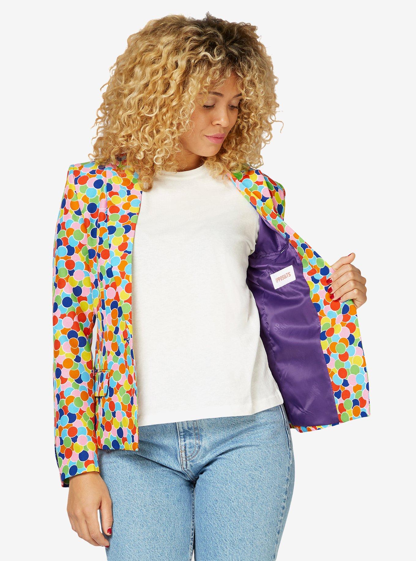 Confetteroni Women's Blazer, MULTI, alternate