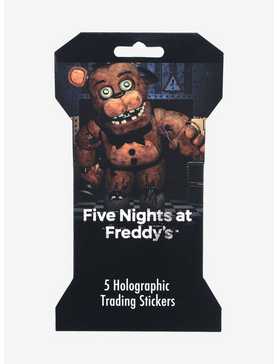 Five Nights at Freddy's Holographic Blind Bag Trading Sticker Pack, , hi-res