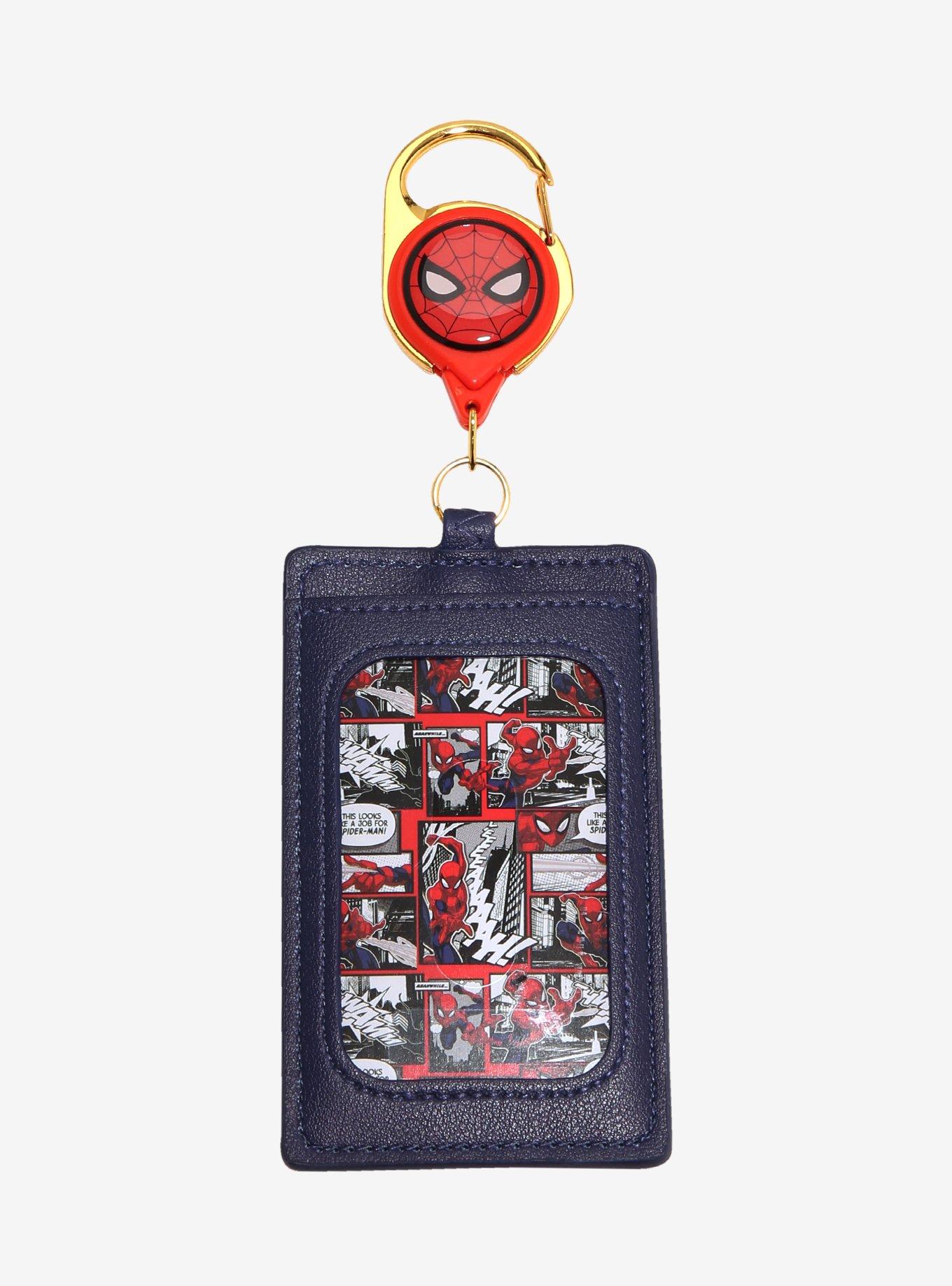 Marvel Spider-Man Swinging Portrait Retractable Lanyard - BoxLunch Exclusive, , alternate