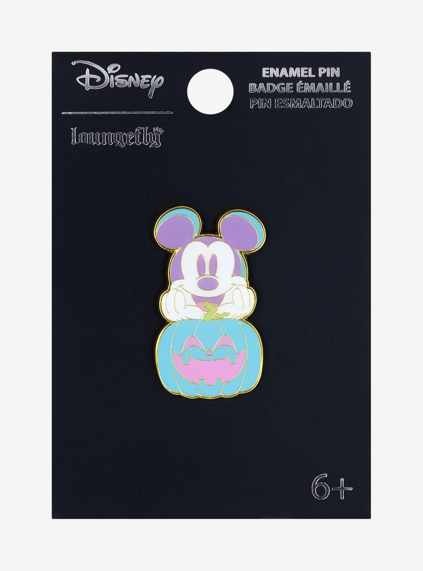 Disney Mickey Mouse Pastel Pumpkin Enamel Pin - BoxLunch Exclusive, , hi-res