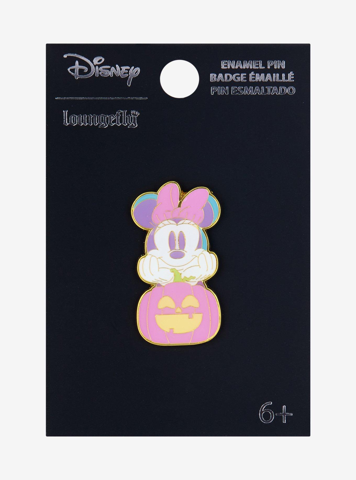 Loungefly Disney Minnie Mouse Pastel Pumpkin Enamel Pin - BoxLunch Exclusive, , alternate