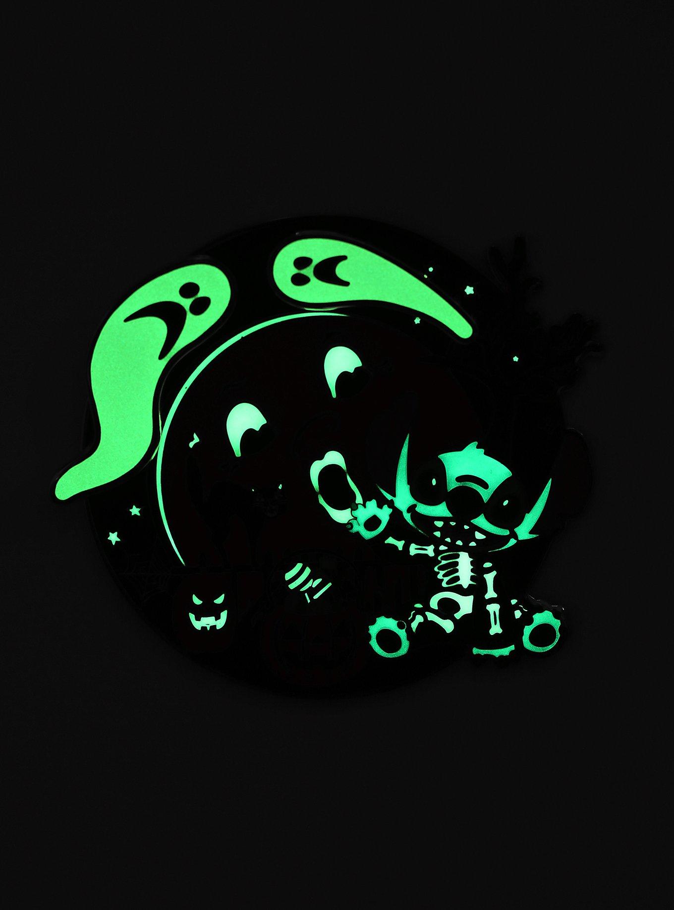 Loungefly Disney Lilo & Stitch Halloween Glow-in-the-Dark Limited Edition Enamel Pin - BoxLunch Exclusive, , hi-res