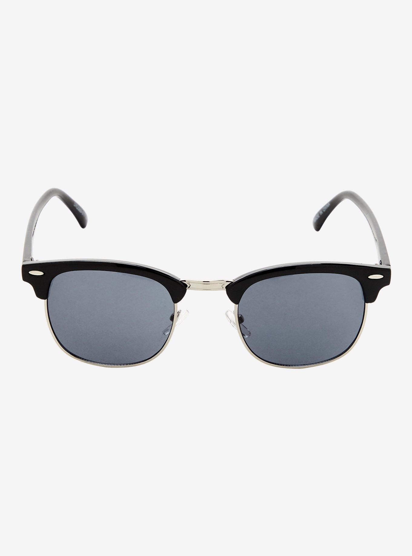 Black Square Sunglasses, , alternate