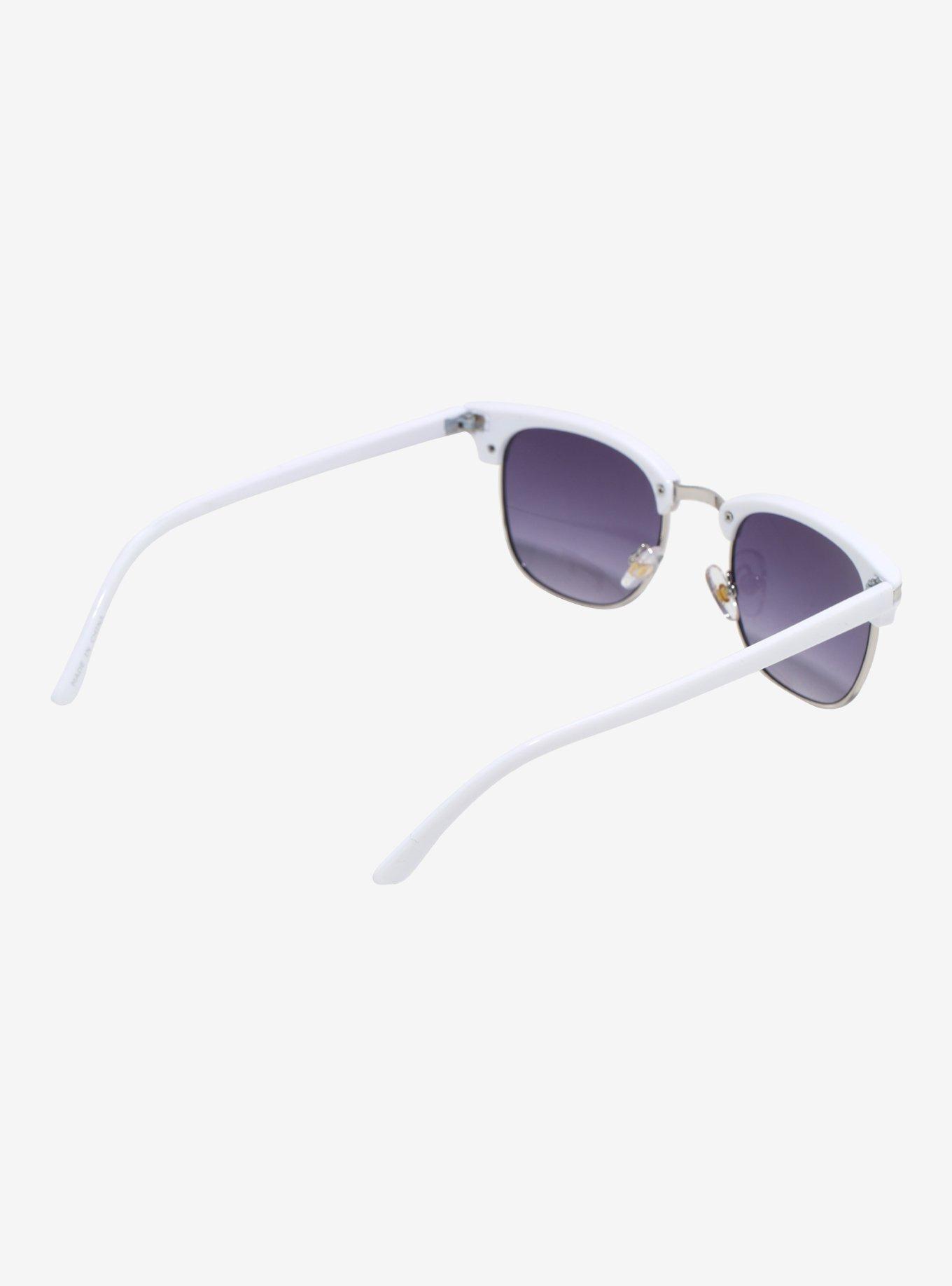 White Square Sunglasses, , hi-res