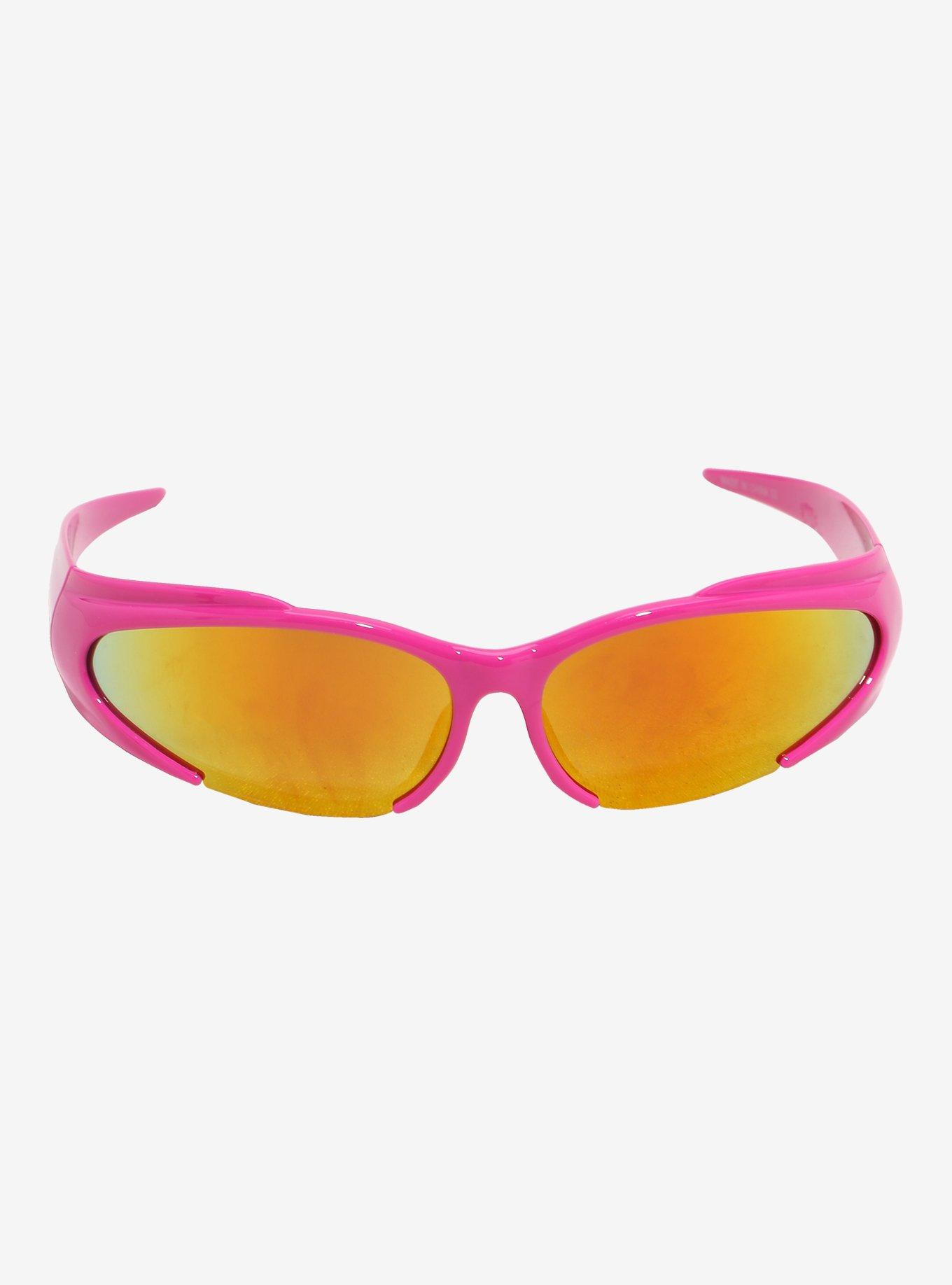 Pink Y2K Sport Sunglasses, , alternate