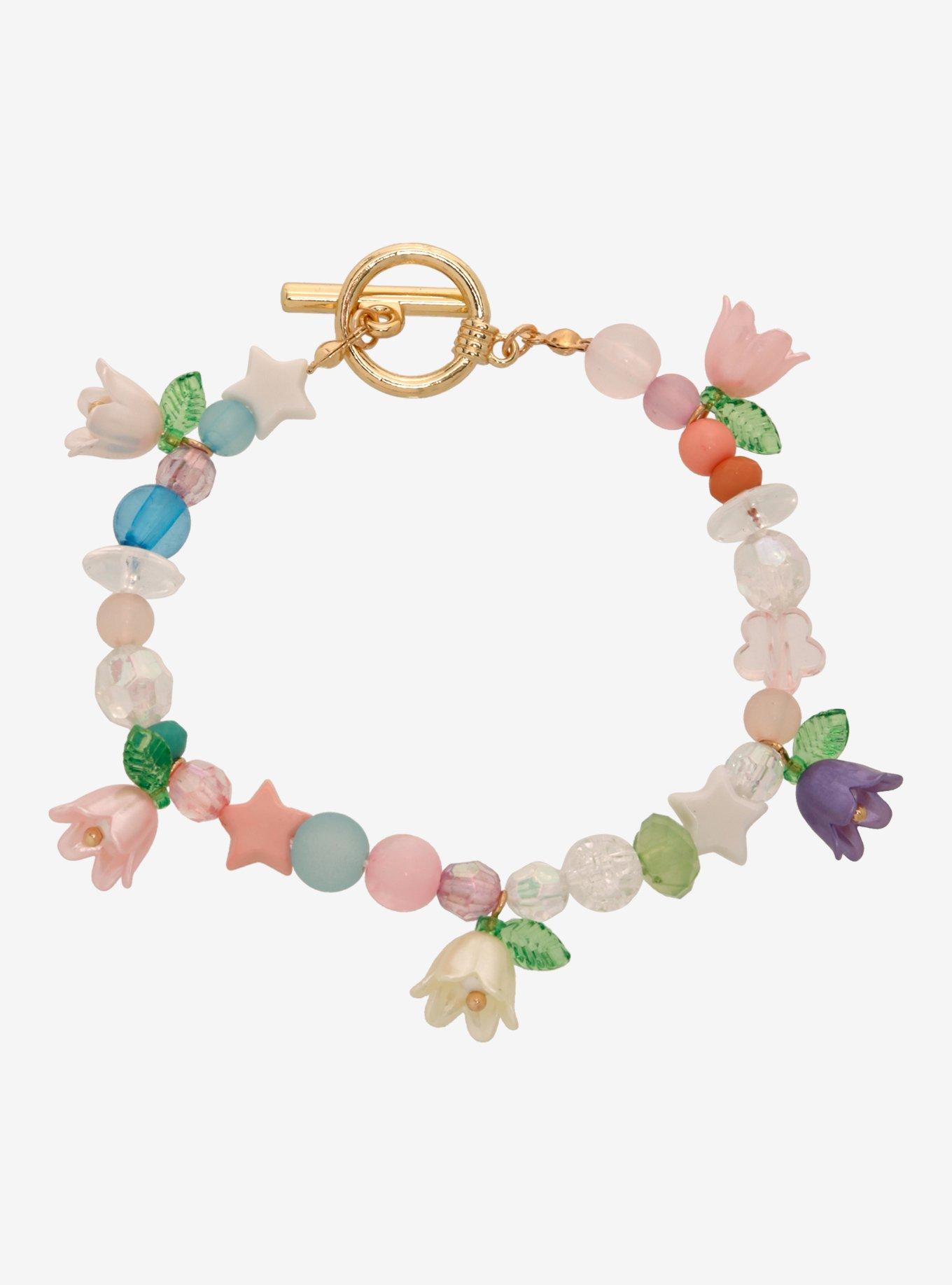 Thorn & Fable Flower Garden Beaded Bracelet, , hi-res