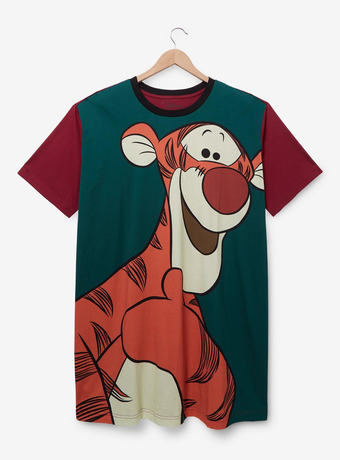 Disney Winnie the Pooh Tigger Plus Size T-Shirt Dress — BoxLunch Exclusive, PLUM, alternate