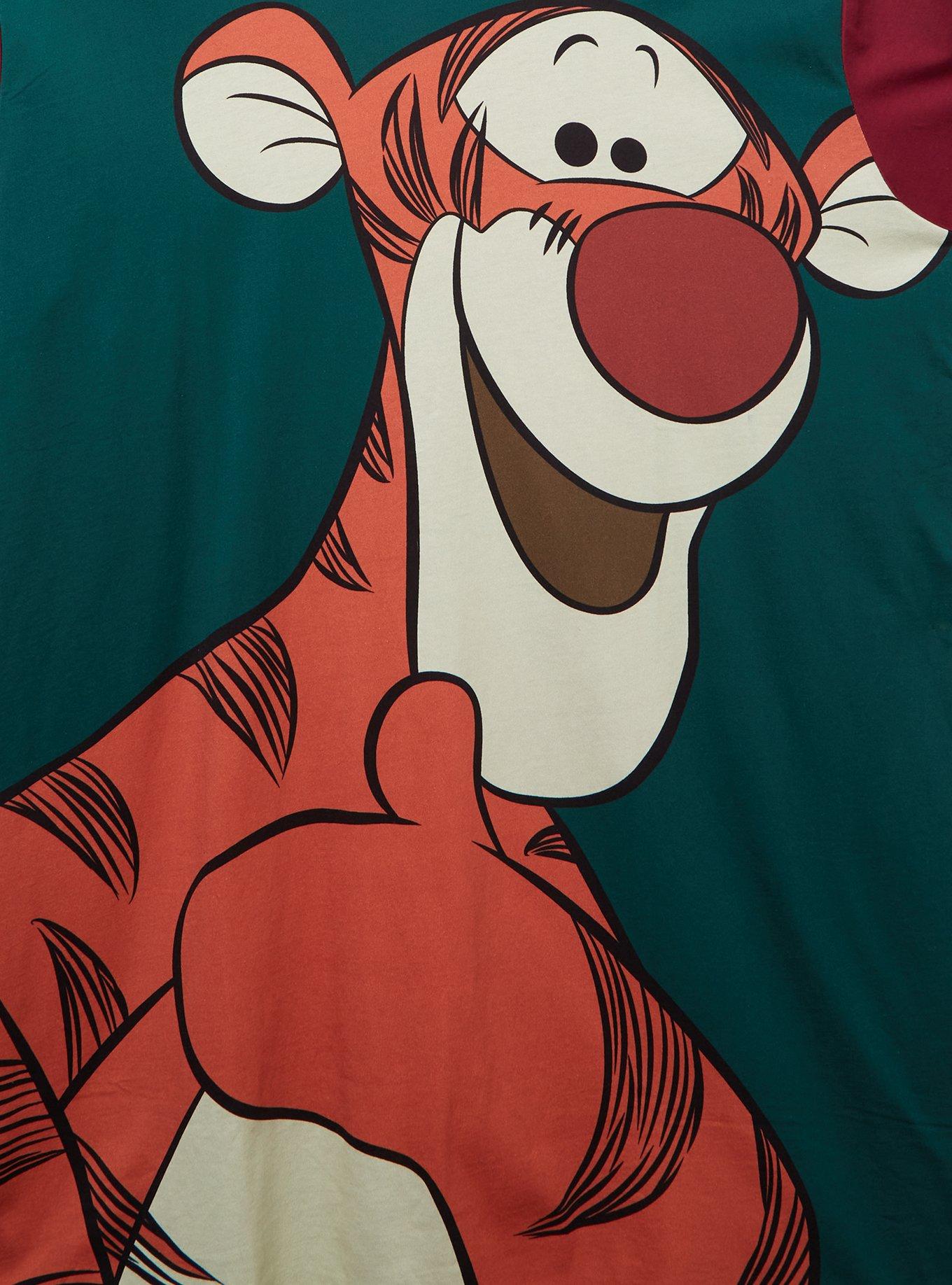 Disney Winnie the Pooh Tigger Plus Size T-Shirt Dress &mdash; BoxLunch Exclusive, PLUM, alternate