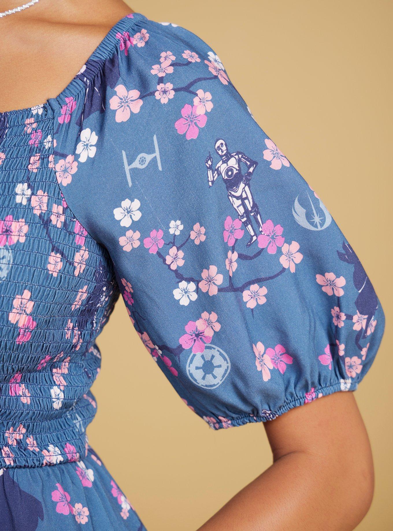 Her Universe Star Wars Darth Vader Samurai Smock Dress &mdash; BoxLunch Exclusive, NAVY, alternate