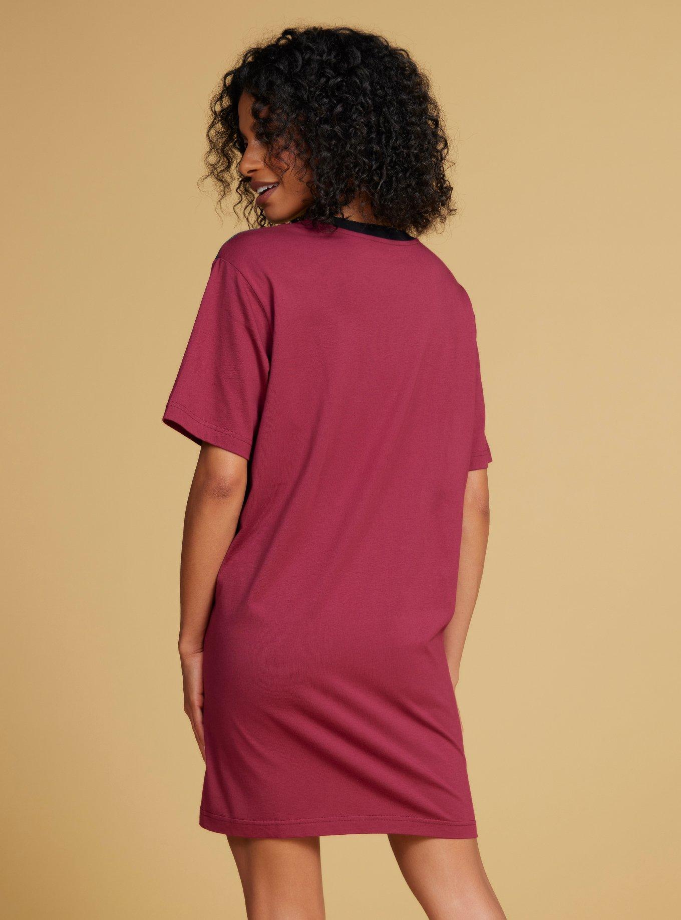 Disney Winnie the Pooh Tigger Oversized T-Shirt Dress &mdash; BoxLunch Exclusive, PLUM, alternate