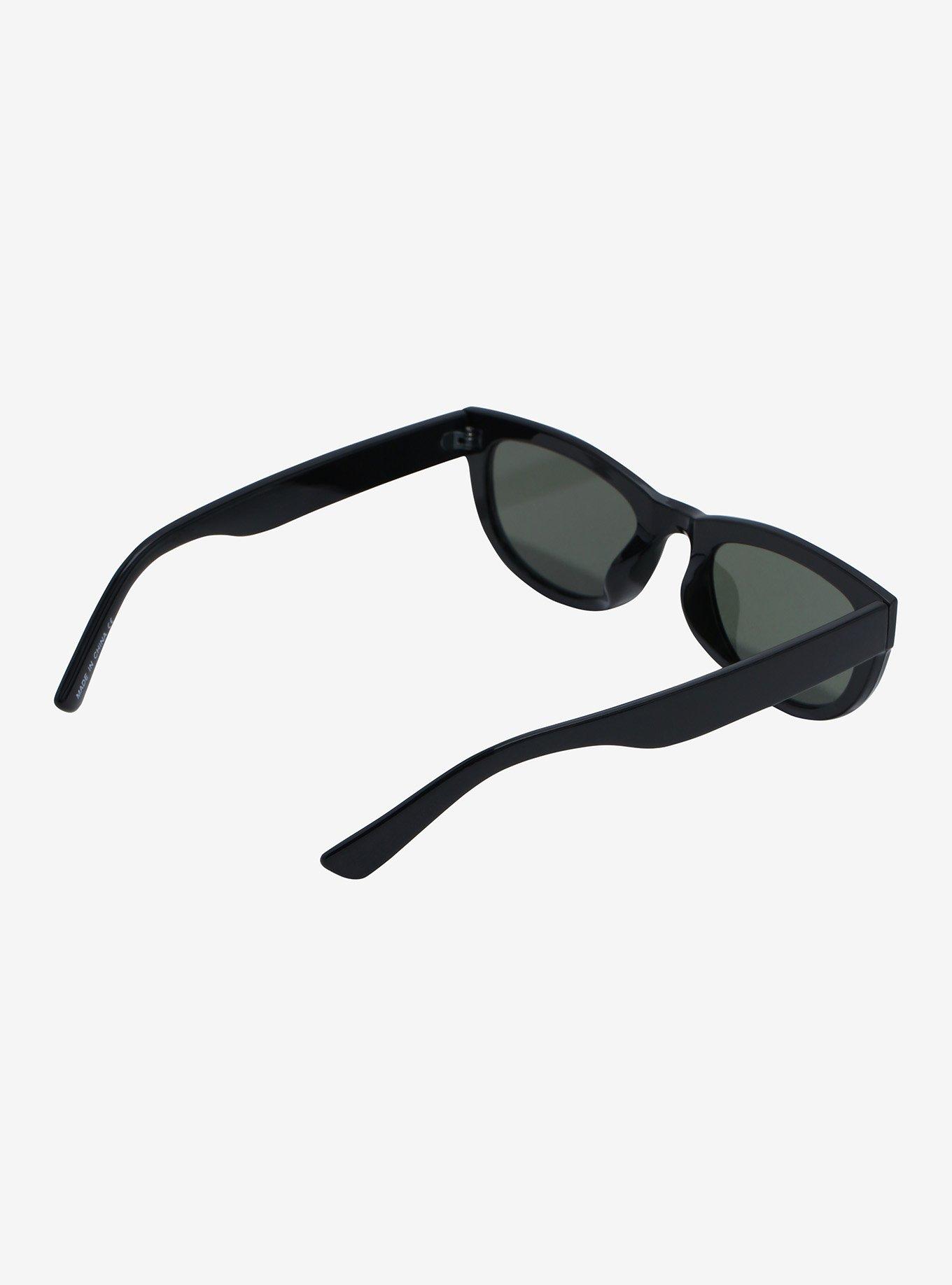 Black Oval Sunglasses, , hi-res