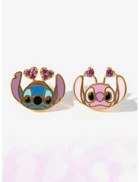 Disney X Girls Crew Lilo & Stitch: The Series Stitch & Angel Mismatch Stud Earrings, , hi-res