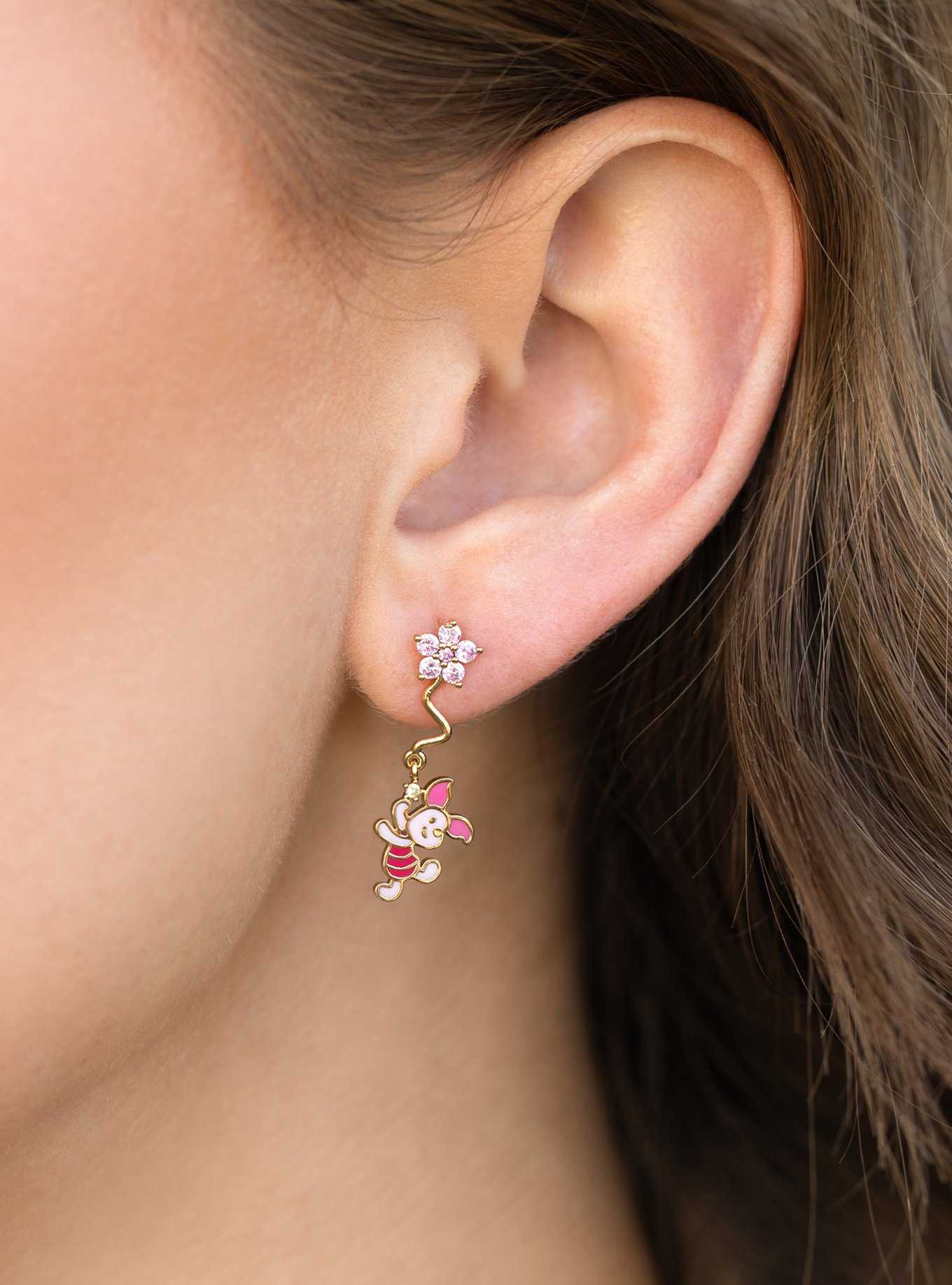 Disney X Girls Crew Piglet Drop Earrings, , hi-res