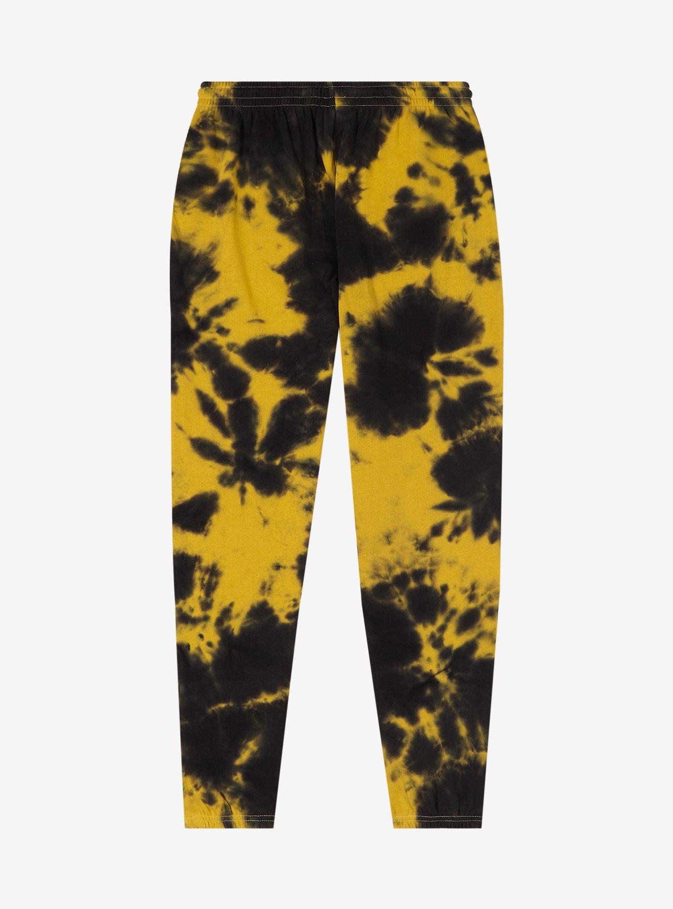 Harry Potter Hufflepuff Alumni Tie-Dye Joggers - BoxLunch Exclusive, BLACK, alternate